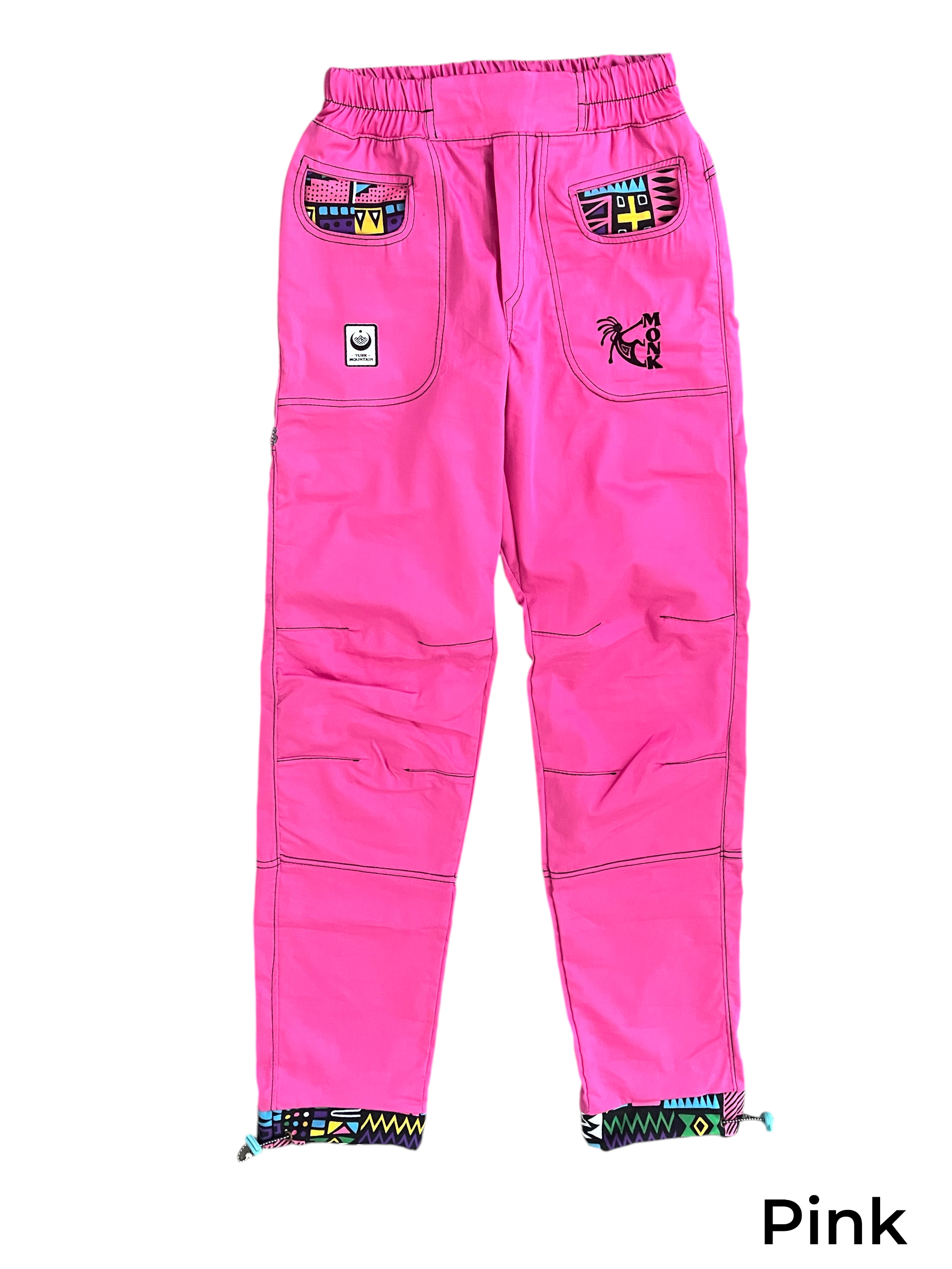 Solid Color with Patterned Pockets