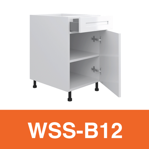 Base Cabinet 1 Drawer, 1 Door PLY-SSW-B12
