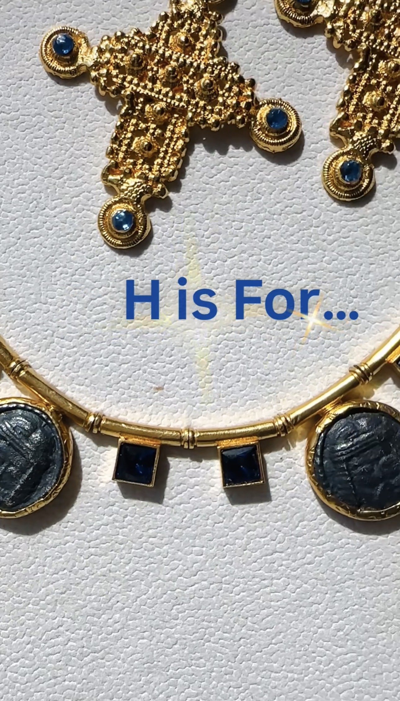 Hannah Bernard statement earrings are featured in the IFEYA ABCs of Vintage Jewelry