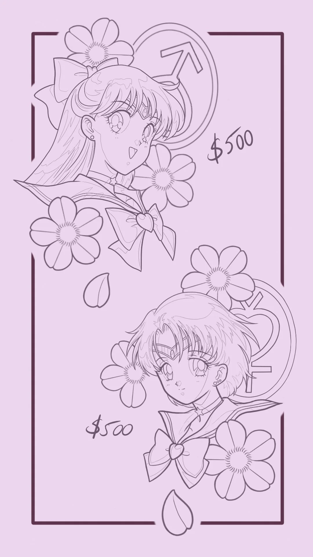 Sailor Venus & Sailor Mercury