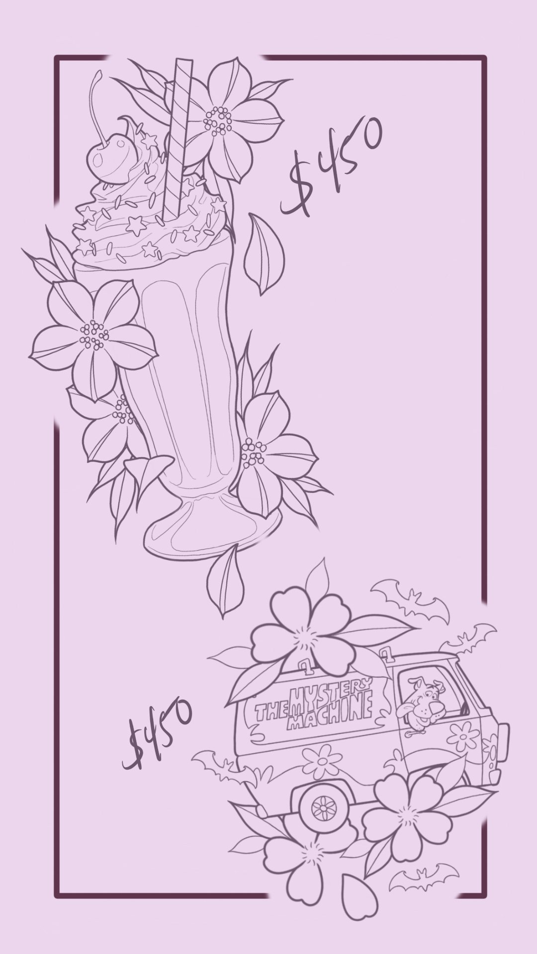 Milkshake & Mystery Machine