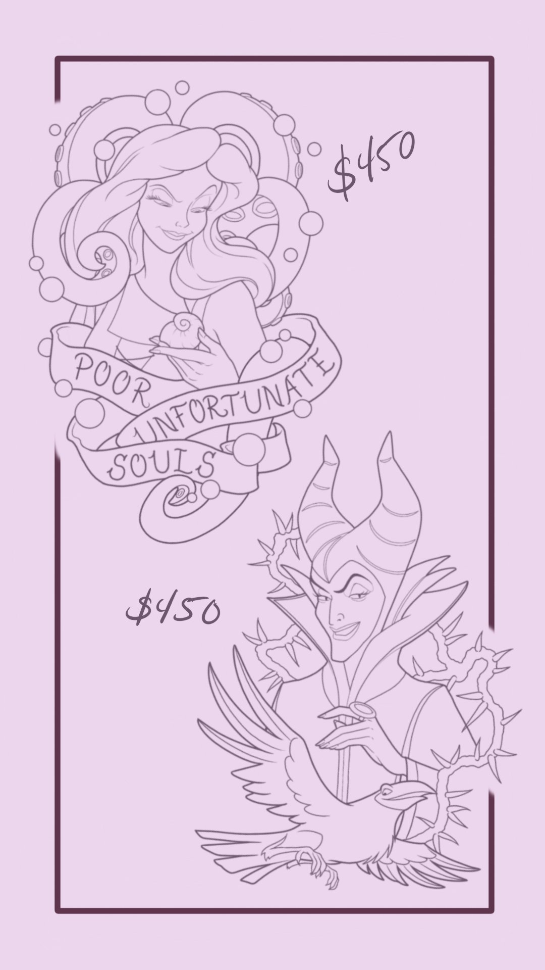 Ursula/Vanessa & Maleficent