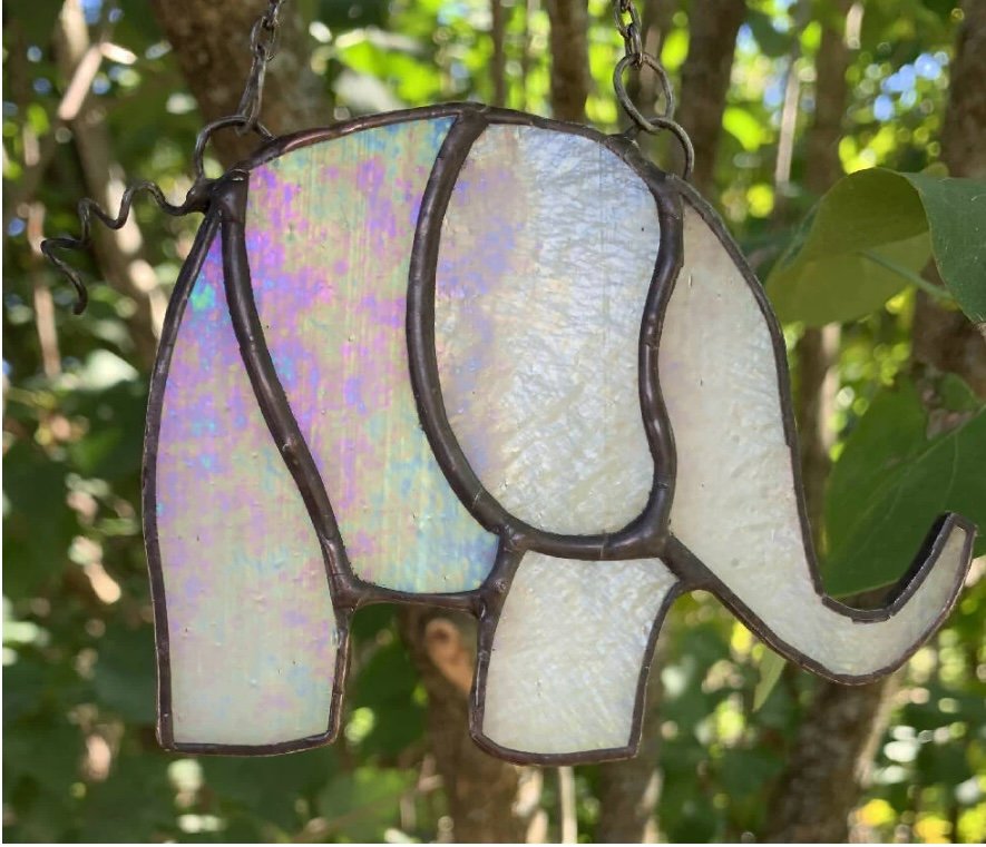 Good Luck Elephant Sun Catcher