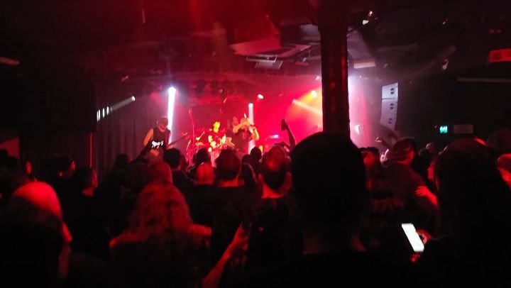 Final entrant onto the 'gram/'book in terms of #gigfootage re: @melbournedethfest 2026, Sun 8th March at @cornerhotel Melbourne - our US of A technical proggy melodeath wizards @allegaeonofficial !

Last time I saw these guys was on my 30th birthday.