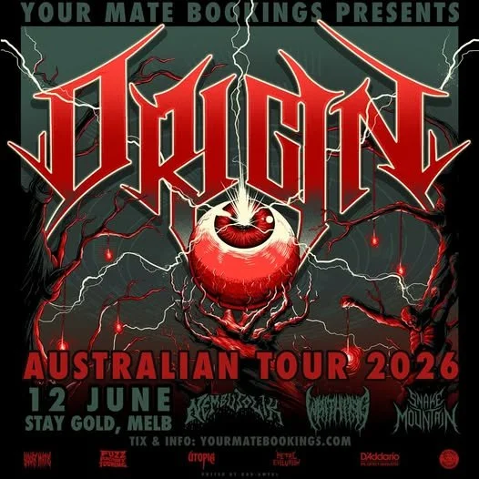 [Gig Review] ORIGIN (US) &amp; Supports @ Stay Gold Melbourne (AU), 12.06.26.