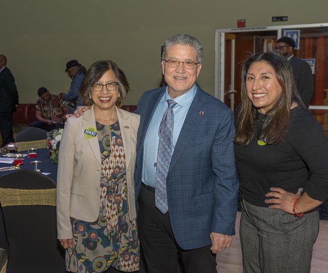 Nikki Fortunato Bas, Chuck Leonard & Evelyn Torred (Left to Right)