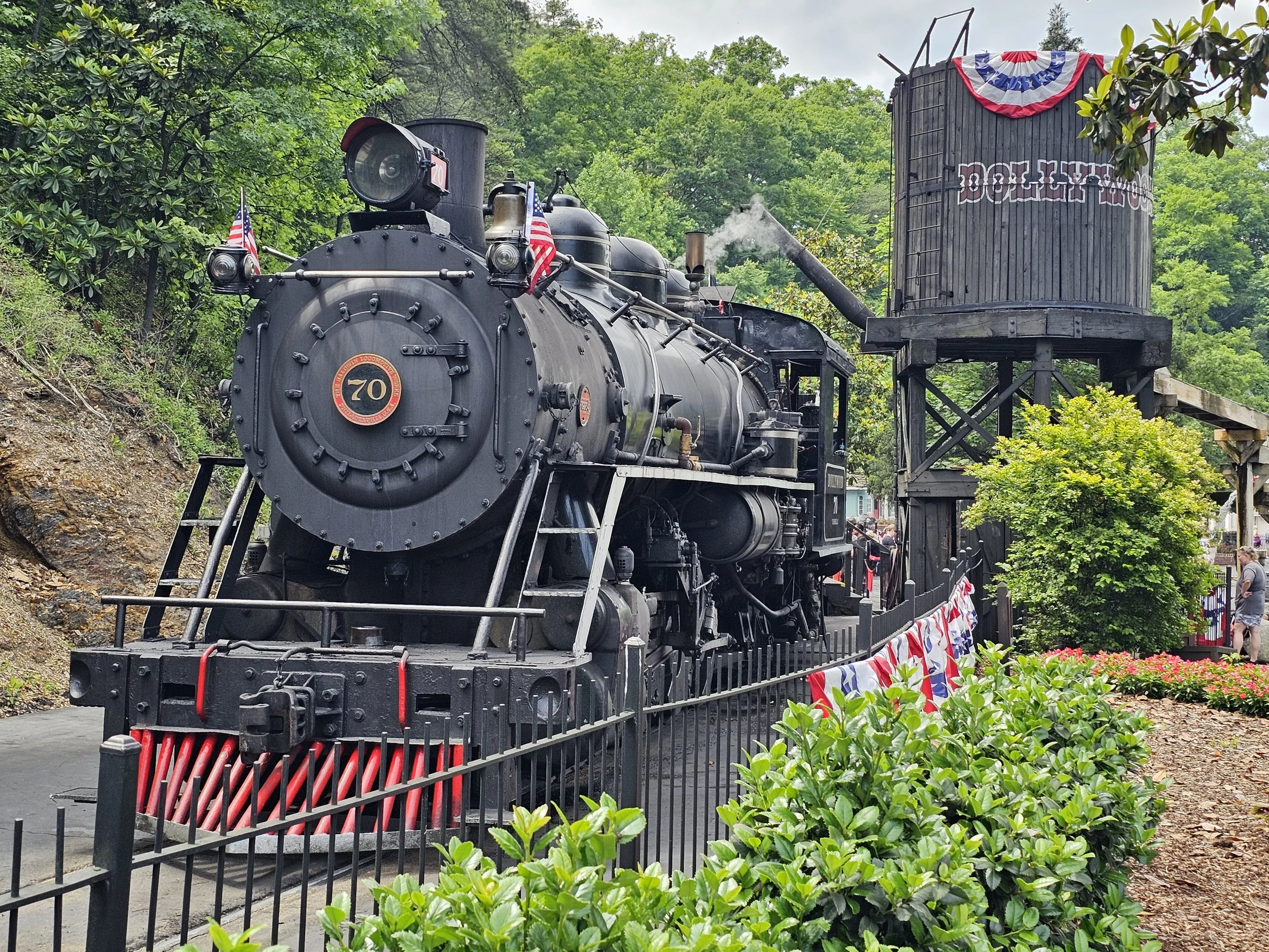 Train at the station