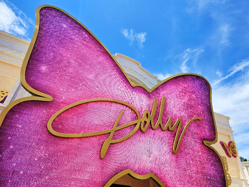 The Dollywood Butterfly sign