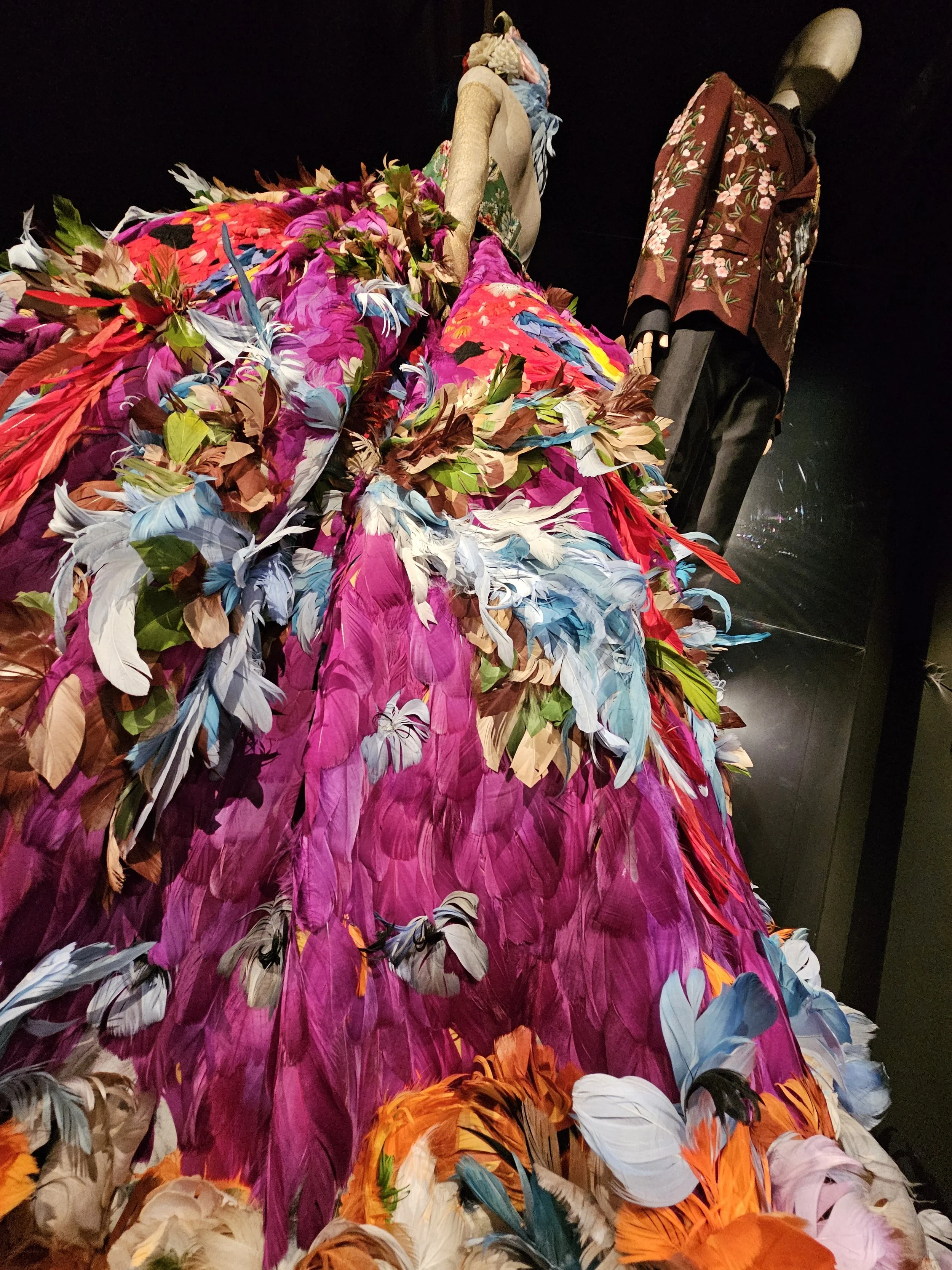 a shirt made of feathers