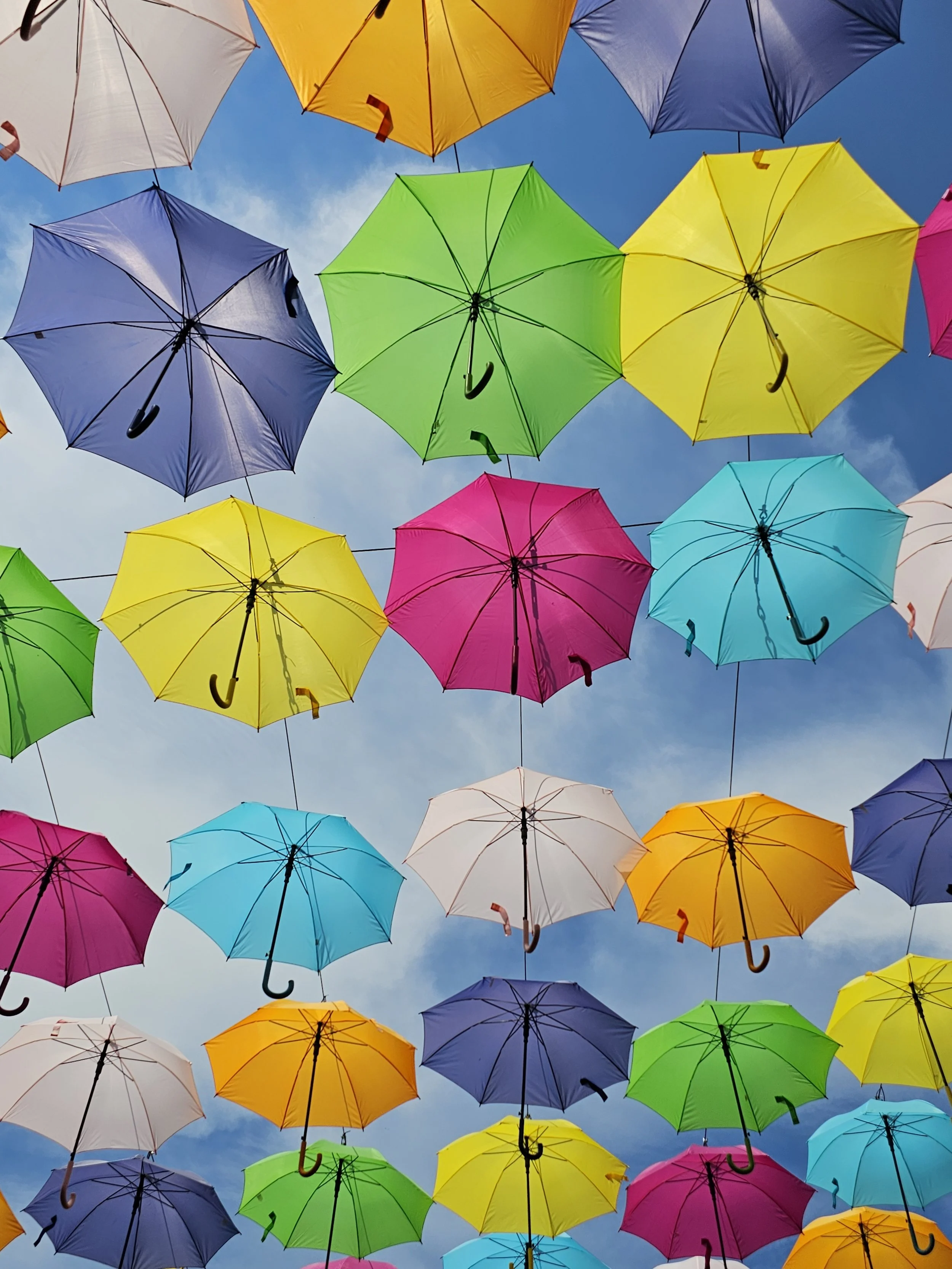 colorful umbrellas