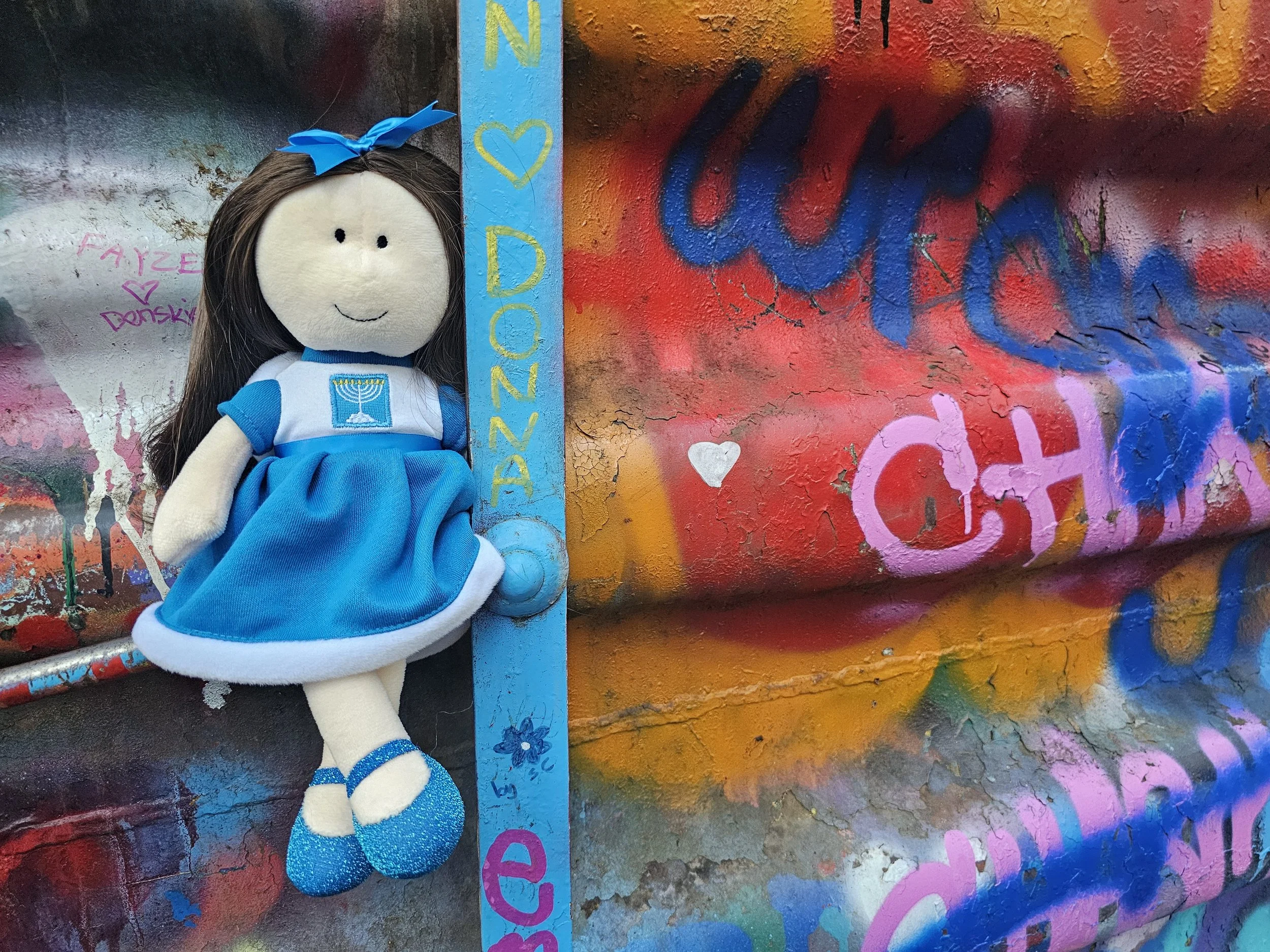 Hanukkah Veronica full color at train wreck