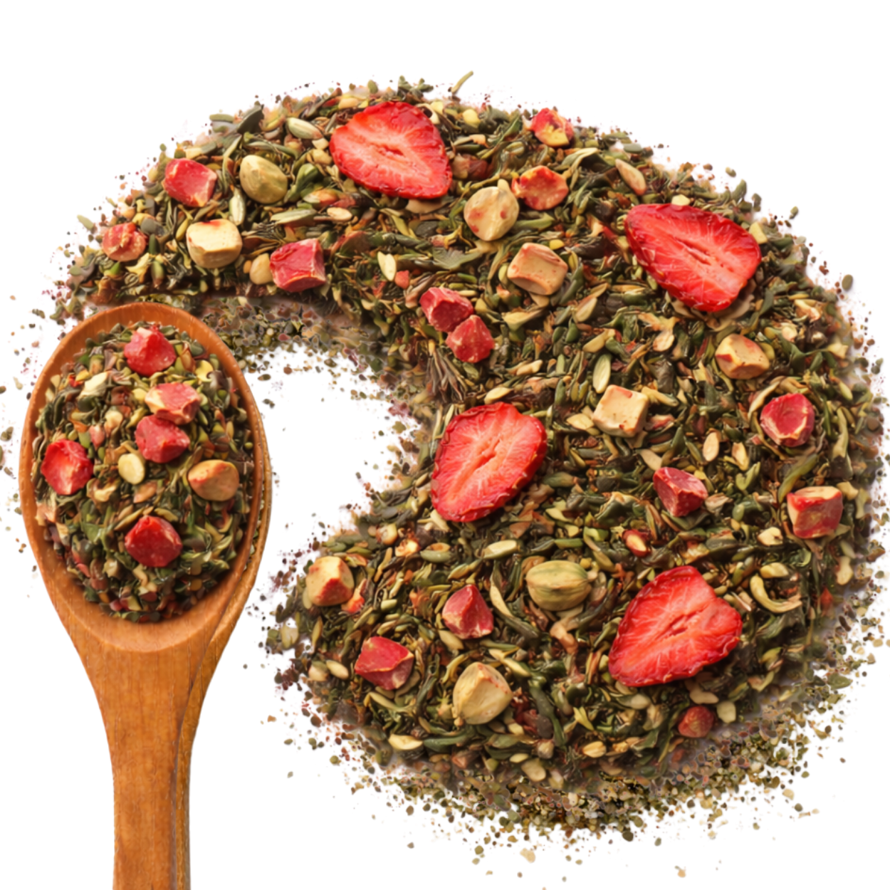 Thé Blanche Fraise Rhubarbe