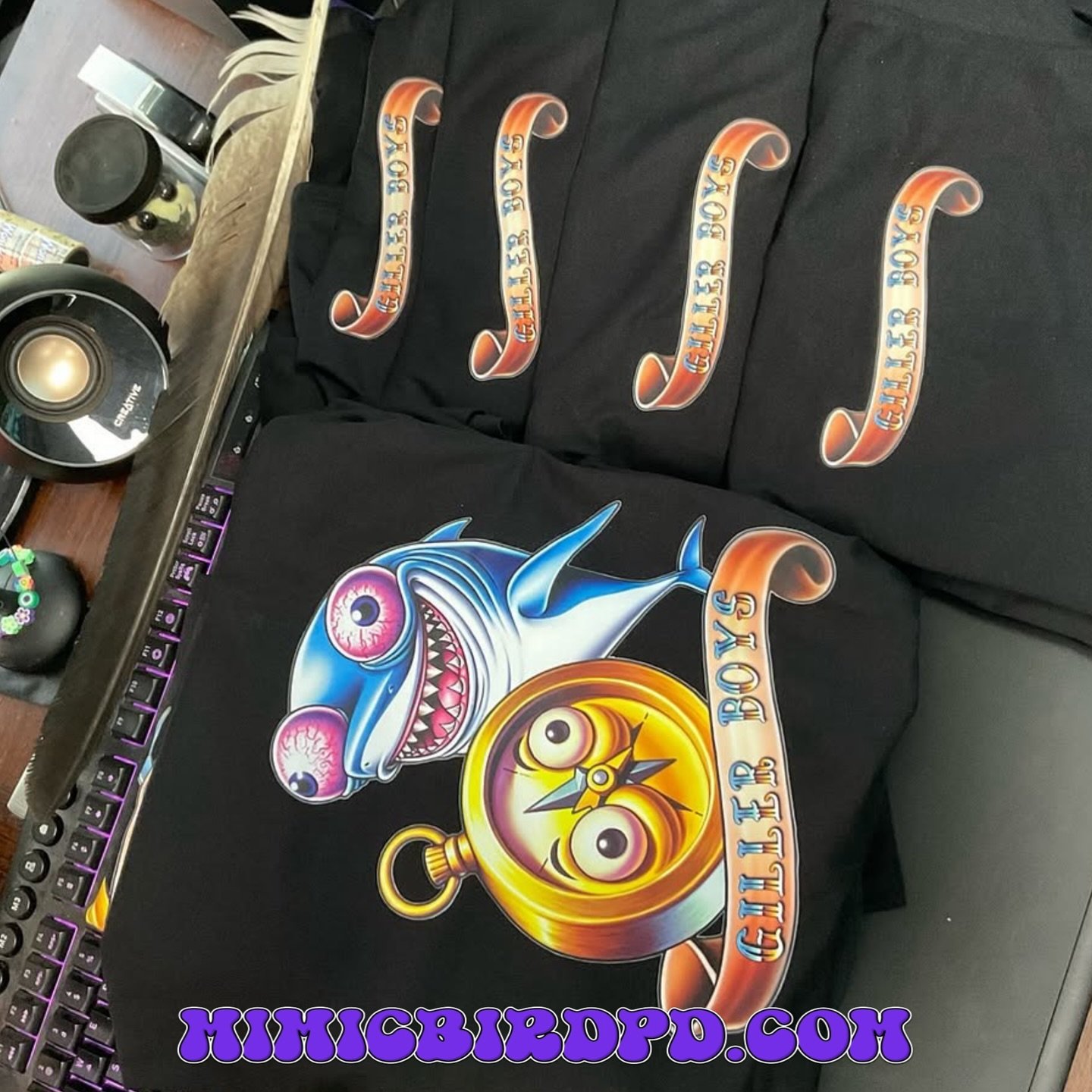 Custom Illustration and apparel for @no_where_fishing .
-
Mimic Bird Print & Design.
-
8 sovereign drive, Hastings. VIC 3915
Mimicbirdpd.com
0403 247 080
-
#customapparel #customclothing #fishingwear #customartwork #tshirts #digitalillustration #