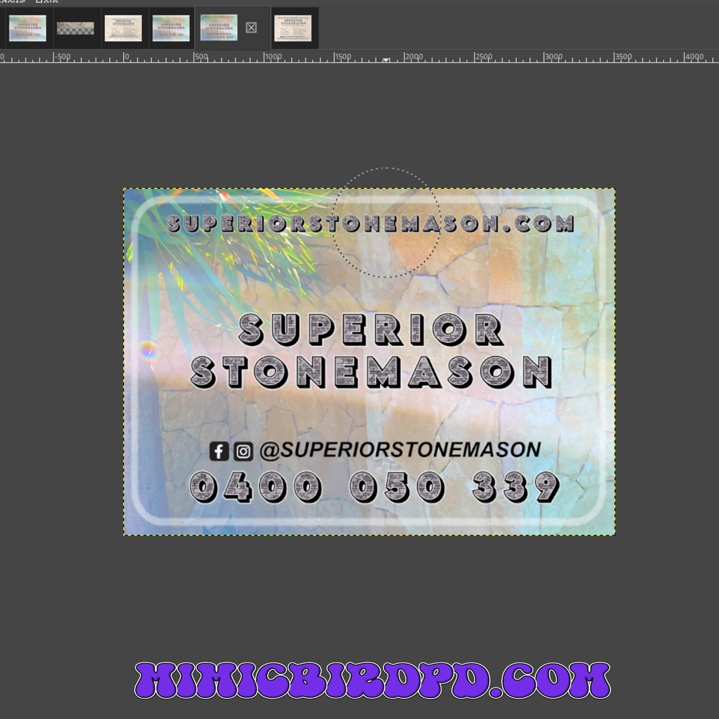Job site signs/boards & business cards ready to print for @superiorstonemason .
Website currently in the works π
-
Mimic Bird Print & Design.
-
8 sovereign drive, Hastings. VIC 3915
Mimicbirdpd.com
0403 247 080
-
#businesscards #businesscard