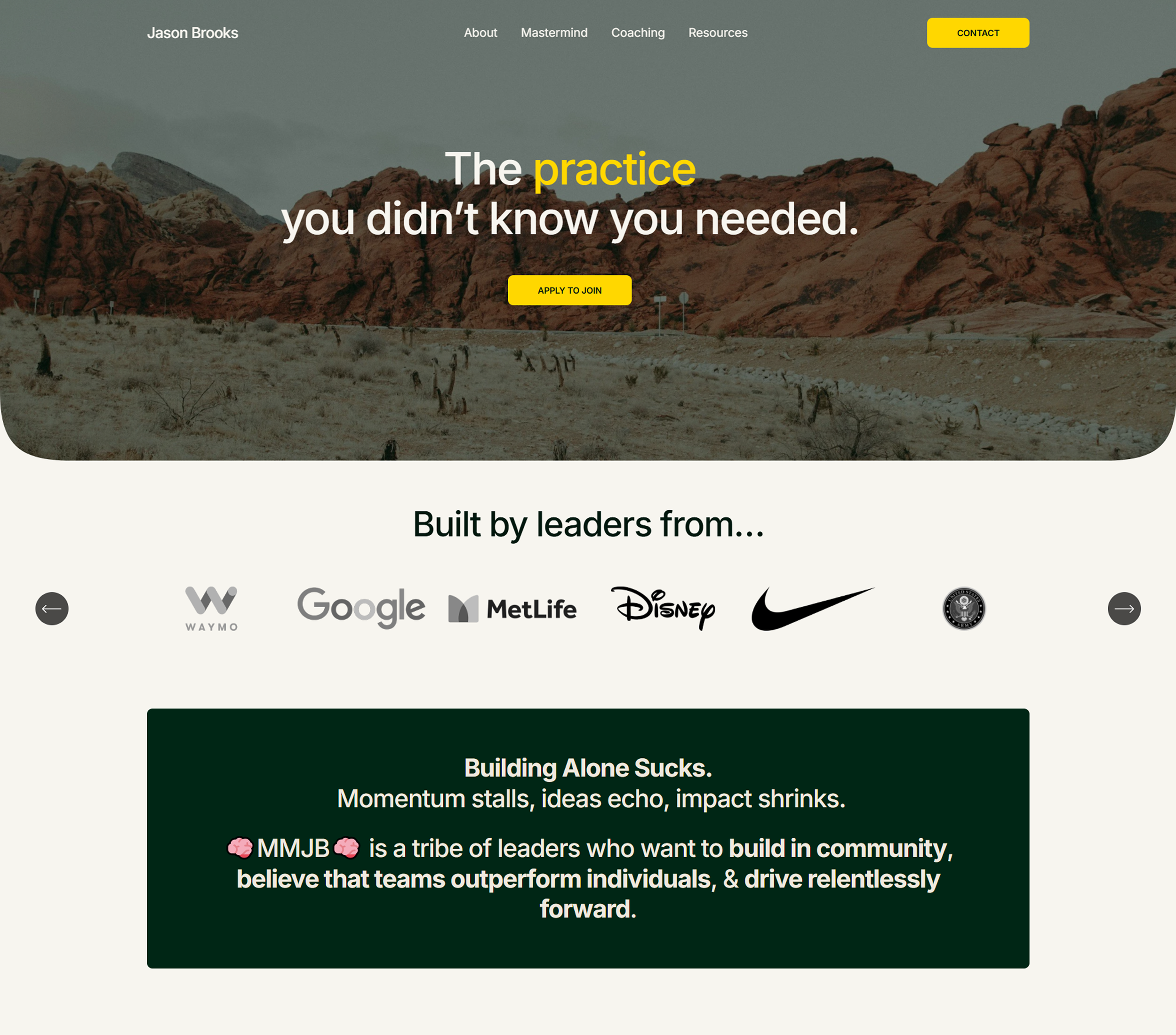 Jason BrooksCoaching