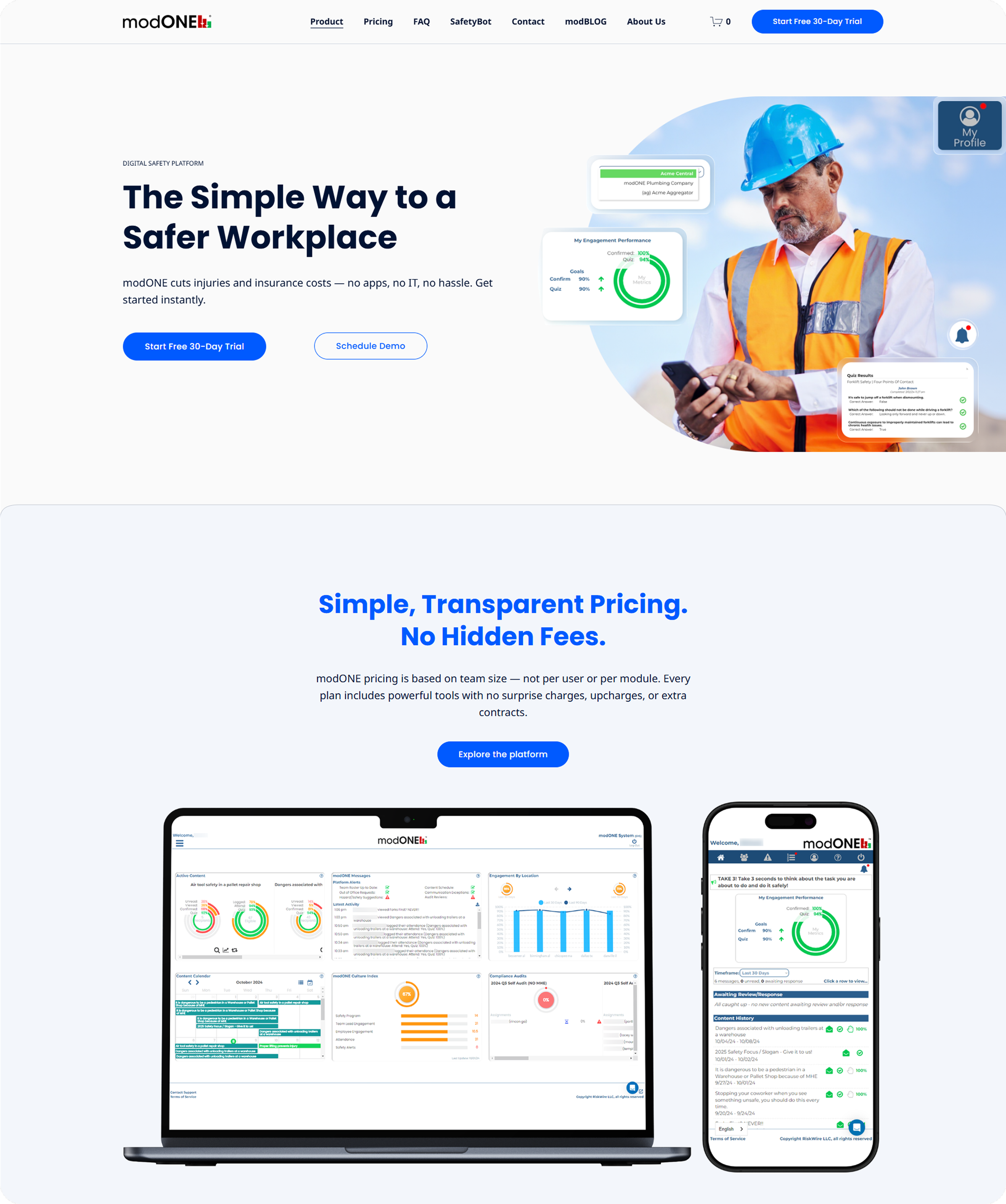 modONE Digital Safety Platform