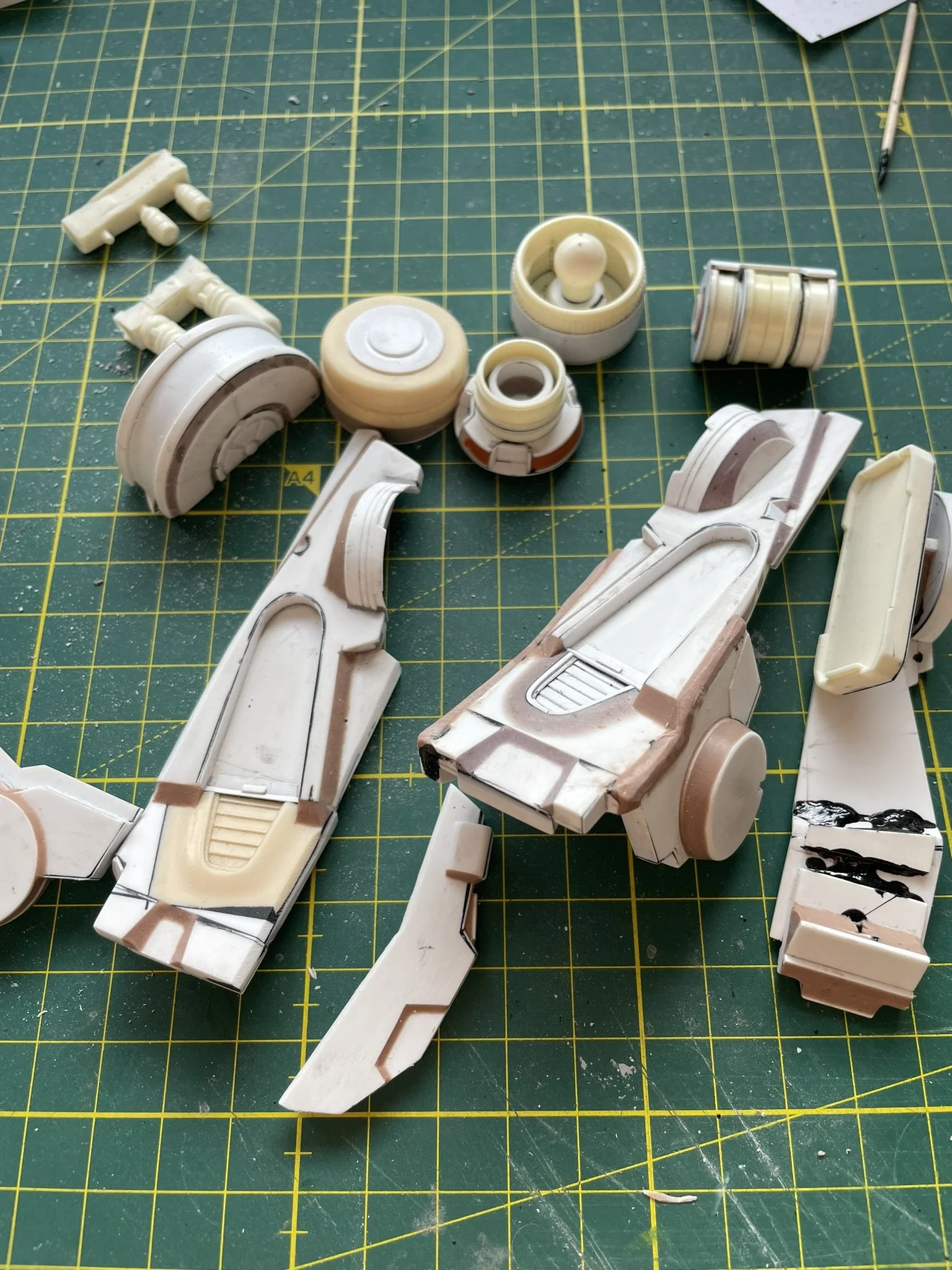 Birthday, plastic and putty