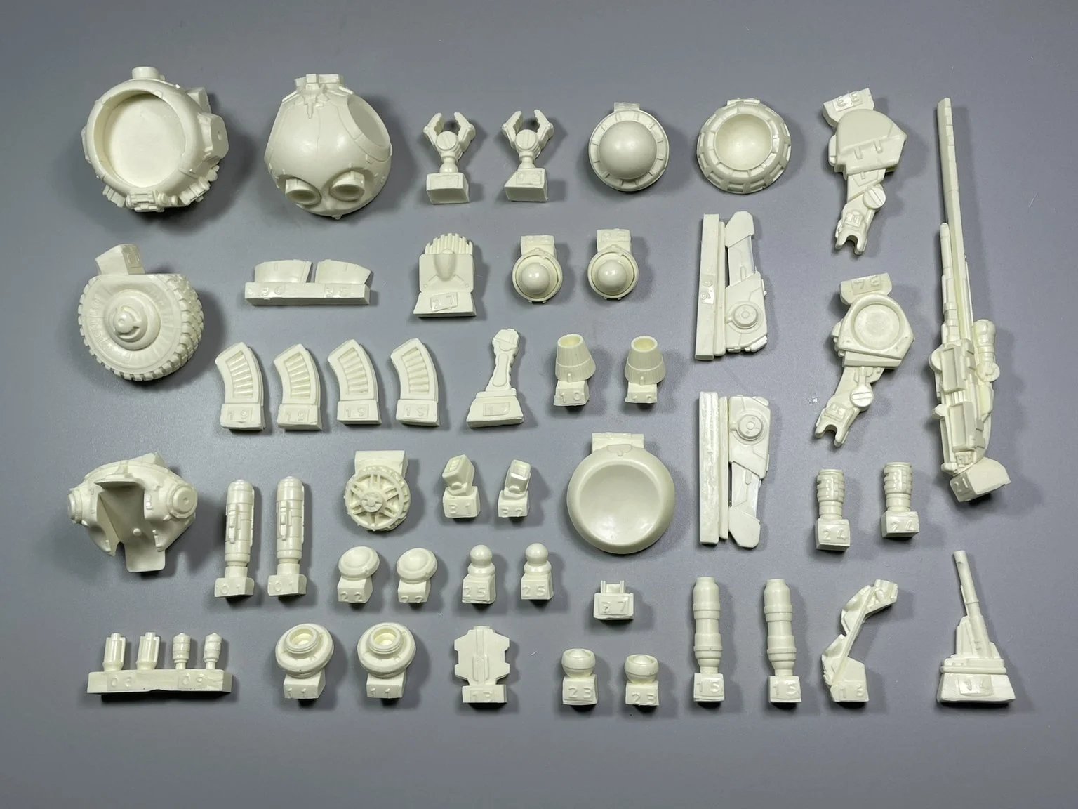 Sniper Mech JACOBUS Parts Display 