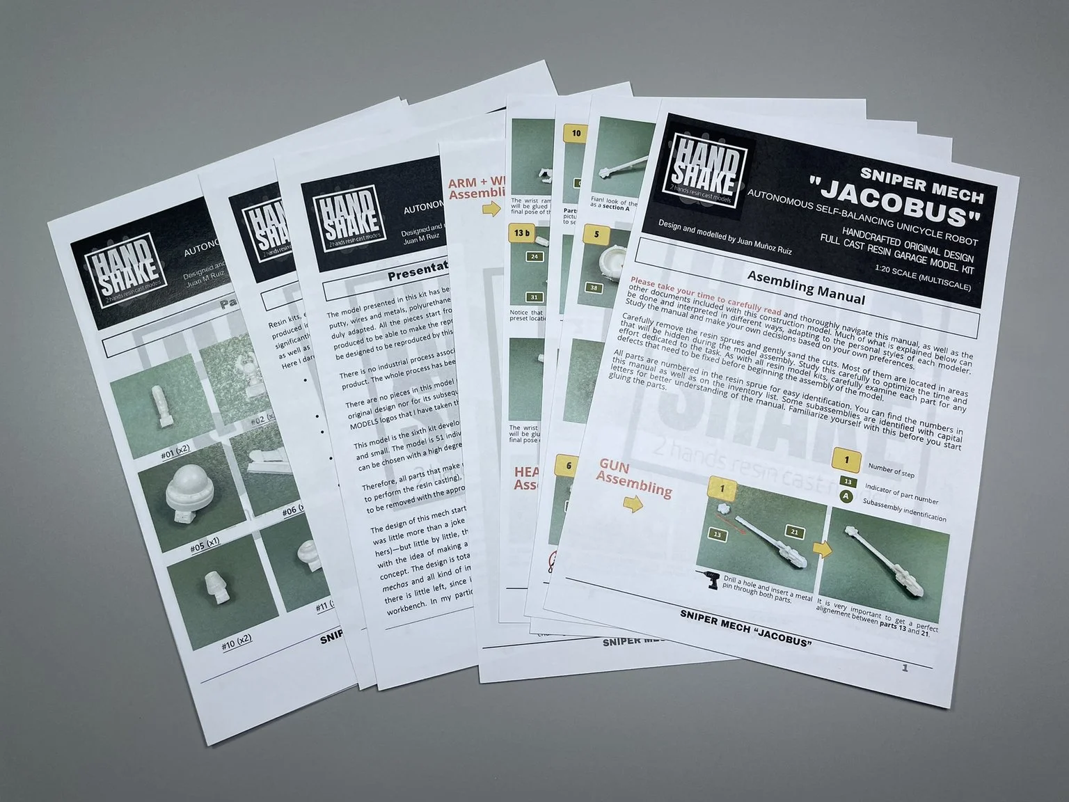 Sniper Mech JACOBUS Assembling Manual