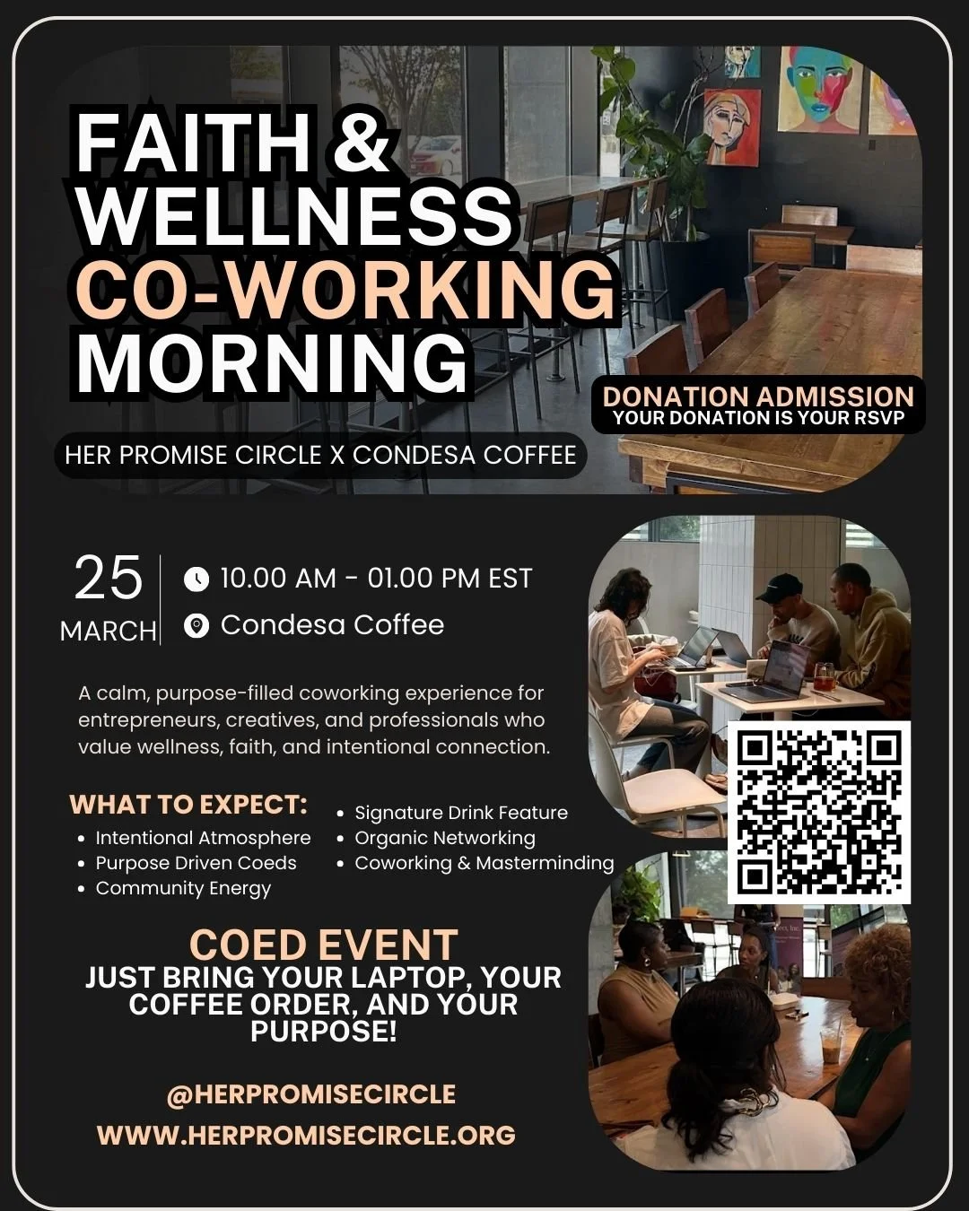 HPC x Condesa Coffee: Faith &amp; Wellness Co-Working Morning