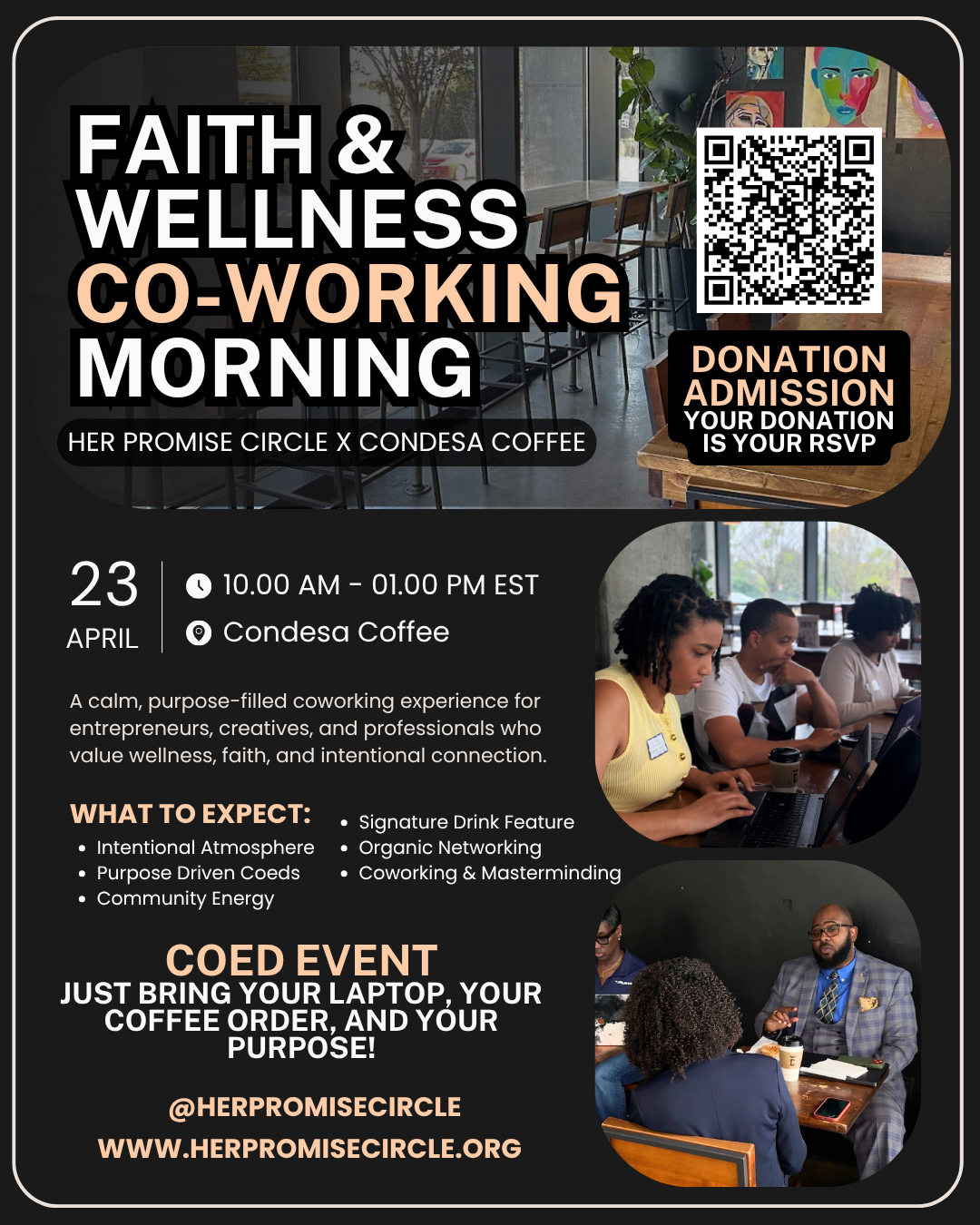 HPC x Condesa Coffee: Faith &amp; Wellness Co-Working Morning