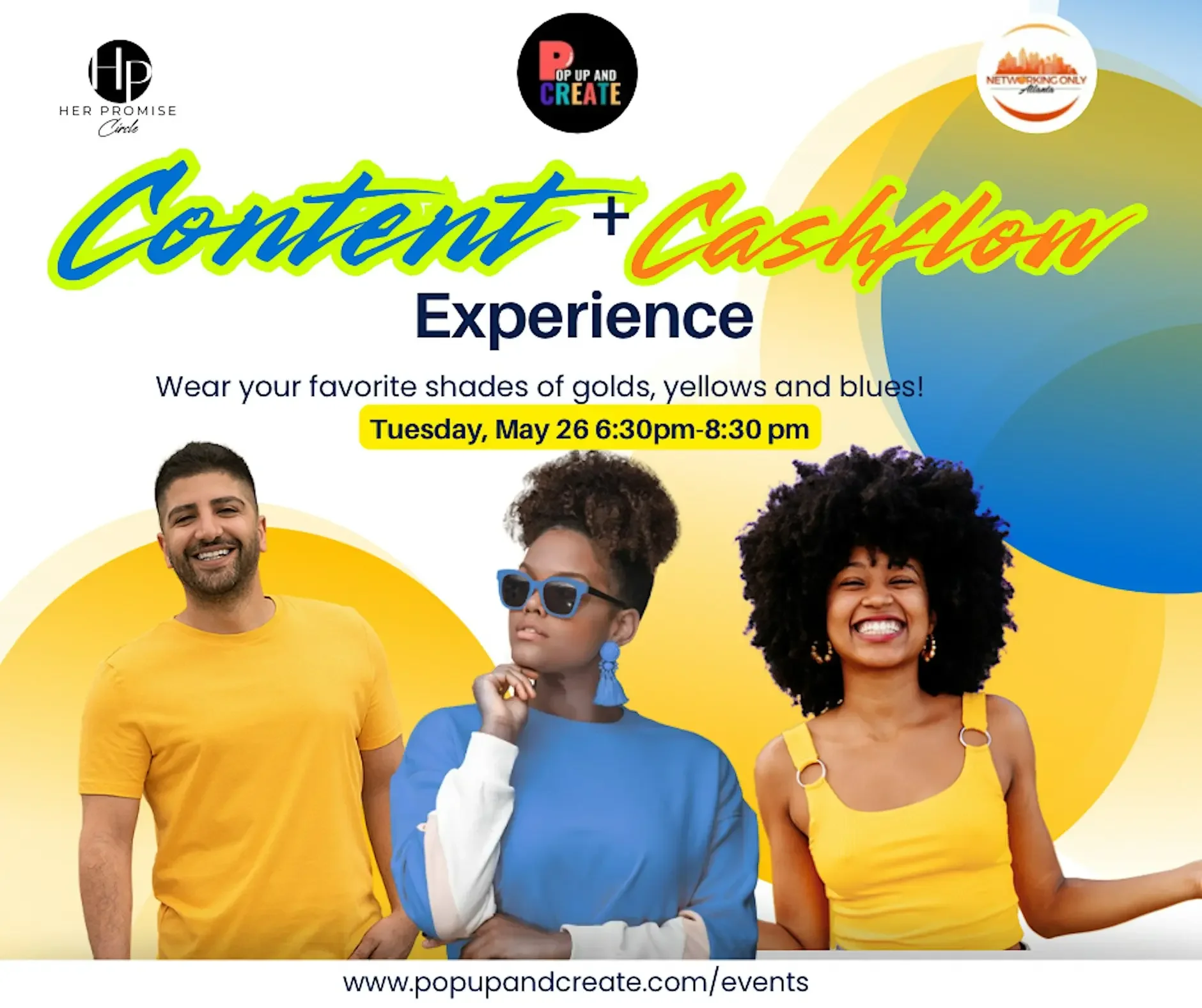 Content And Cashflow Networking Experience at Pop Up And Create