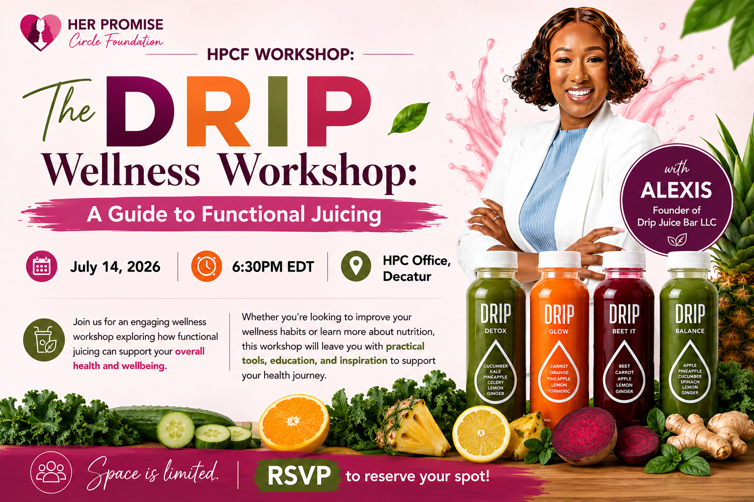 HPCF Workshop : “Sip Smarter: What Your Ingredients Are Actually Doing”