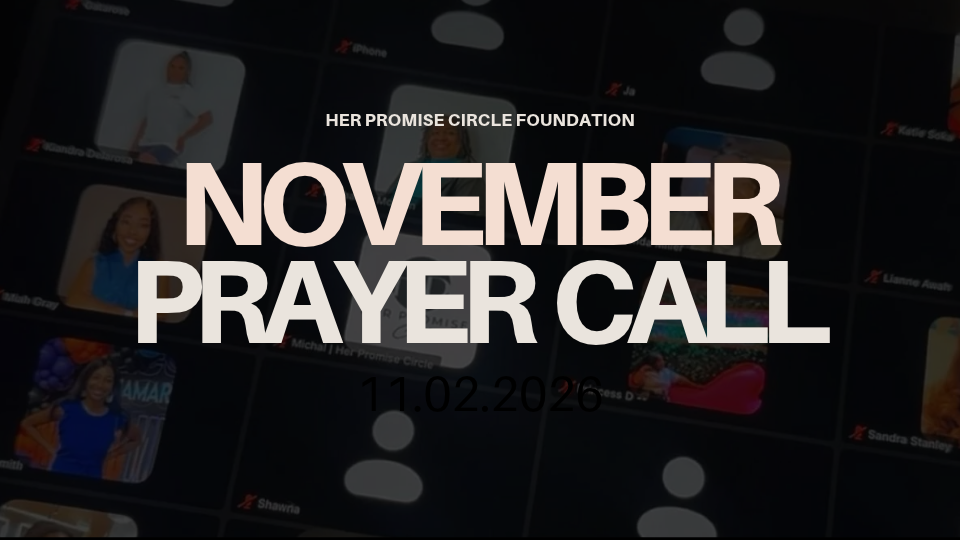 November Prayer Call