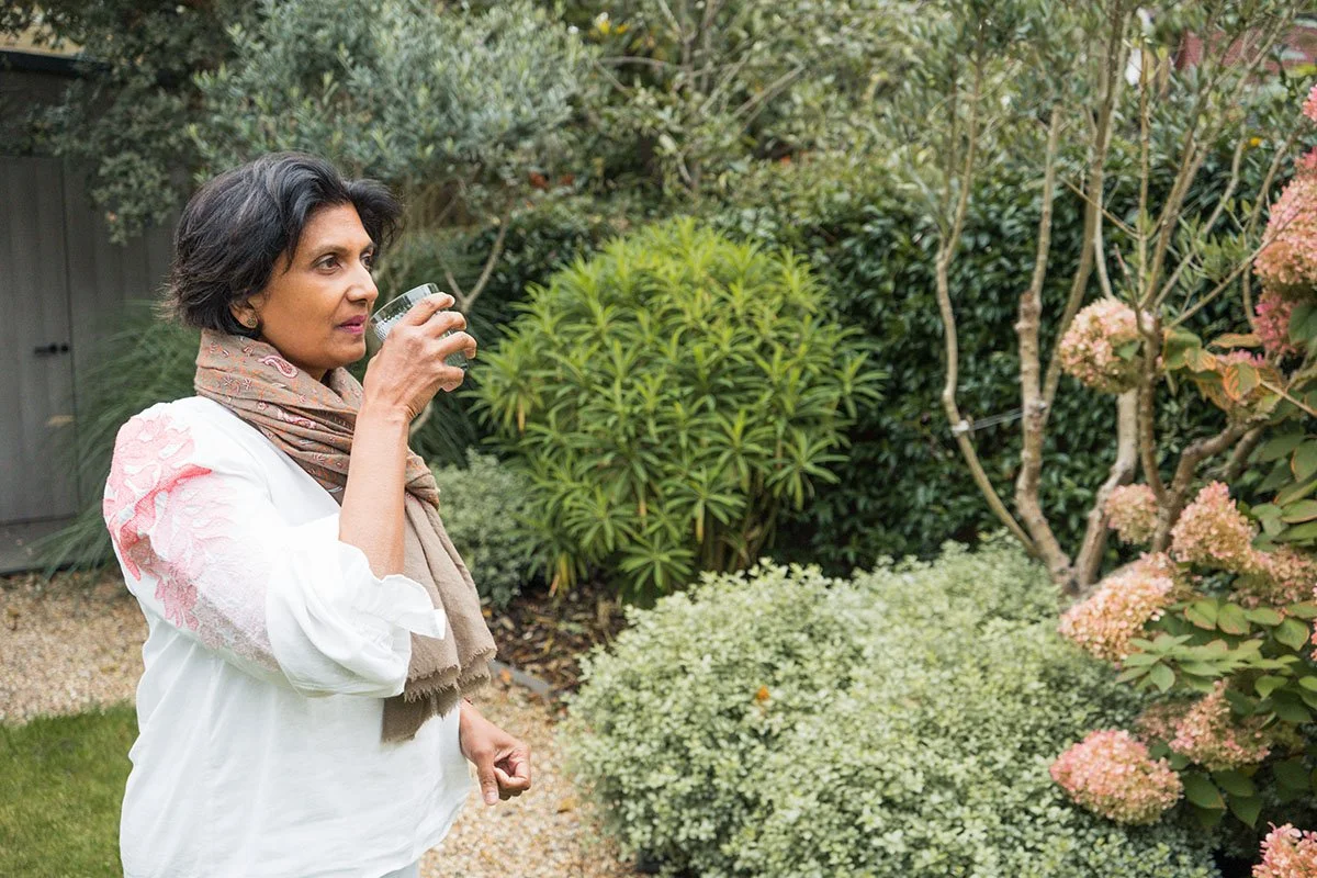 Ayurvedic morning routine with warm water as part of the Surya 4-Week Wellness Program