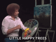 bob ross does what he loves