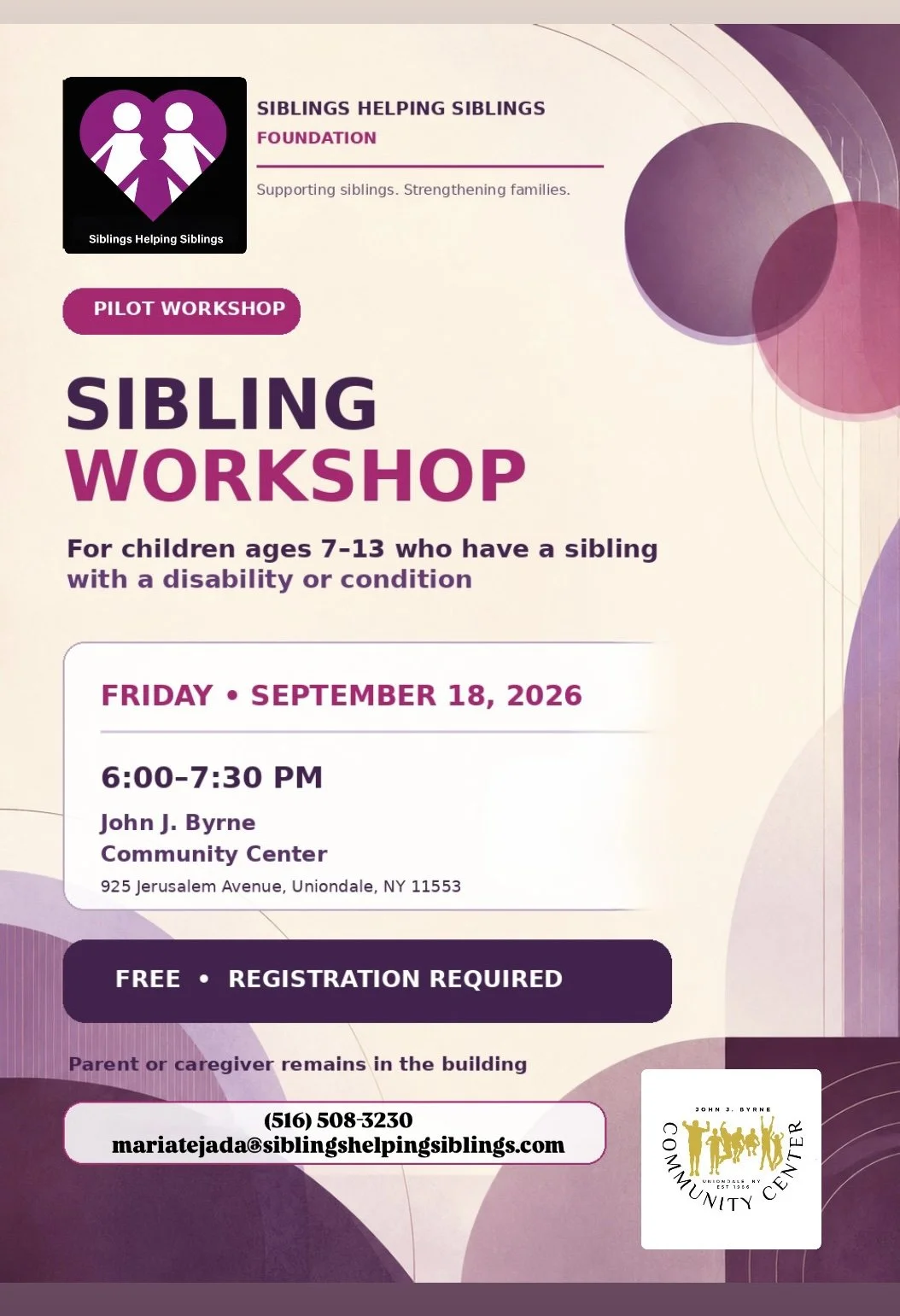 Pilot Sibling Workshop