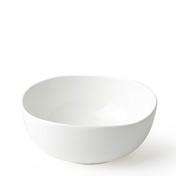 MIYA X14071 Bowl, 5.5", Ocean Wave, White
