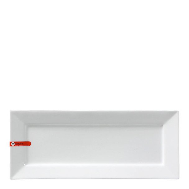 MIYA X14018 Plate, 11" x 4-3/4", White