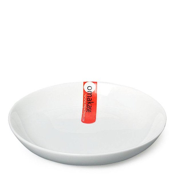 MIYA X14037 Plate, Round, 4" x .75", White