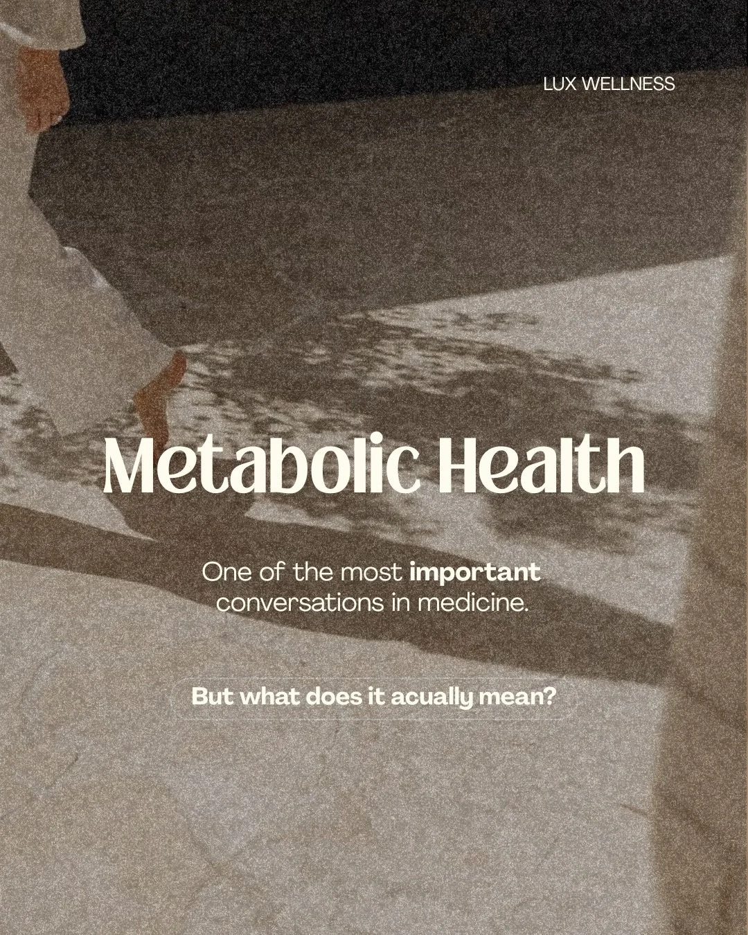 For years, wellness conversations focused almost entirely on weight.

Today, the conversation is shifting toward something much bigger: metabolic health.

Metabolic health refers to how efficiently your body produces and uses energy, regulates blood 