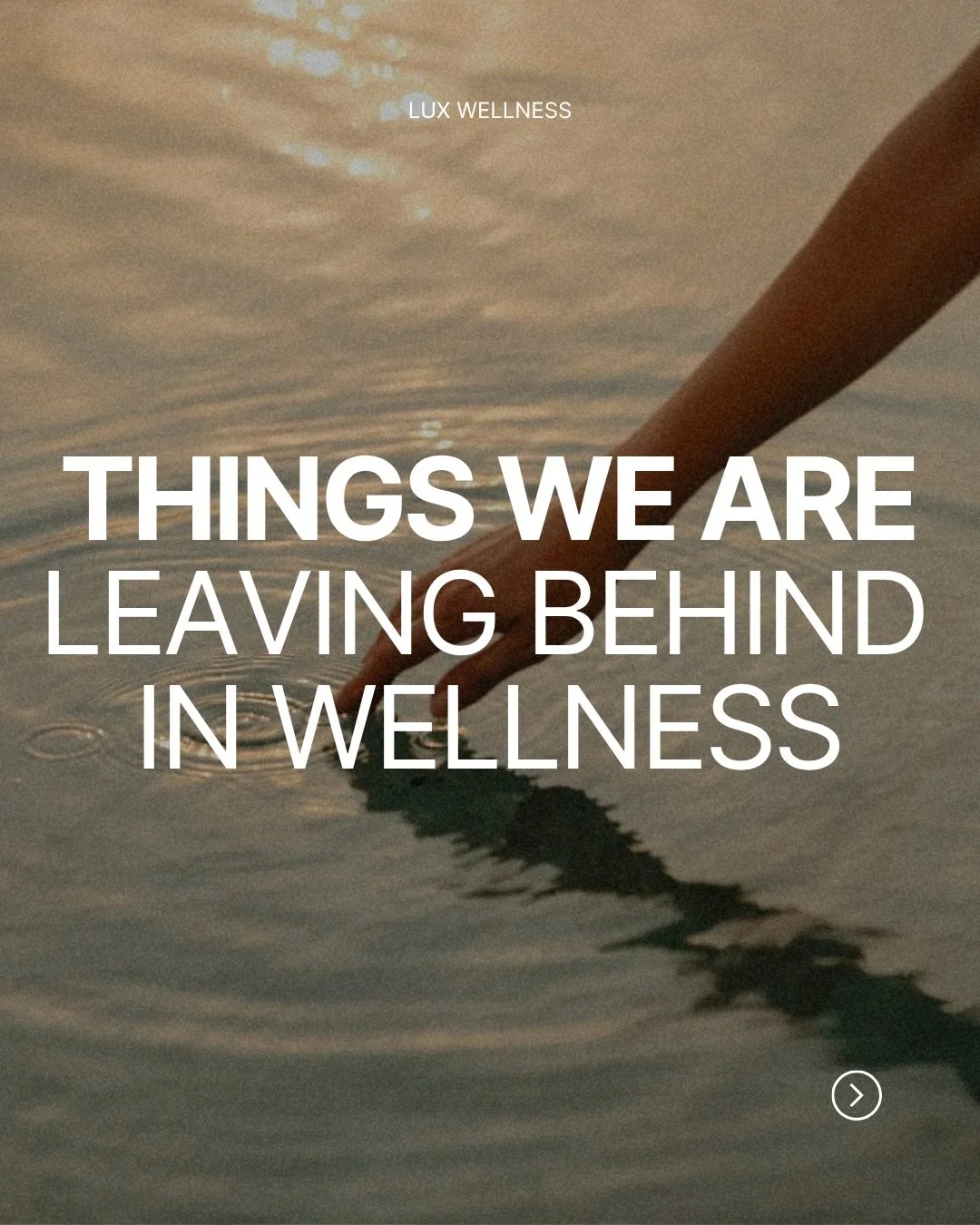 Wellness somehow became another thing we&rsquo;re supposed to be perfect at.

The perfect morning routine. The supplements. The workouts. The macros. The wearables. The newest protocol.

We love the science. We love learning about new therapies. And 