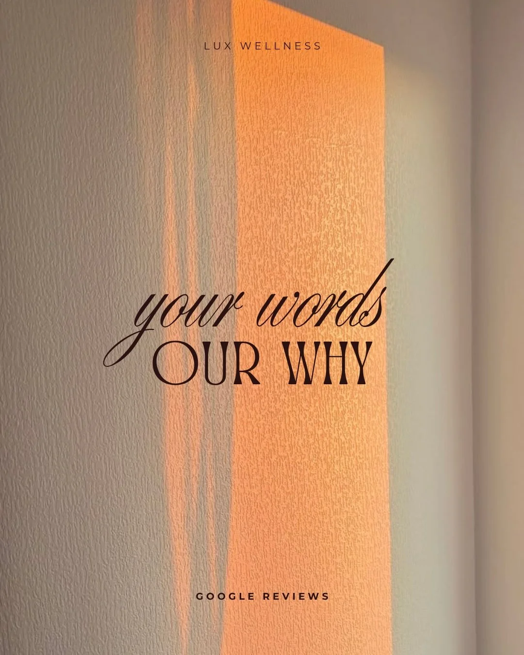Your words, our why.

We love hearing about your experiences with LUX, and we&rsquo;re so grateful for the trust you place in our team.

From mobile IVs to personalized treatment plans, our goal is to make every experience comfortable, elevated, and 