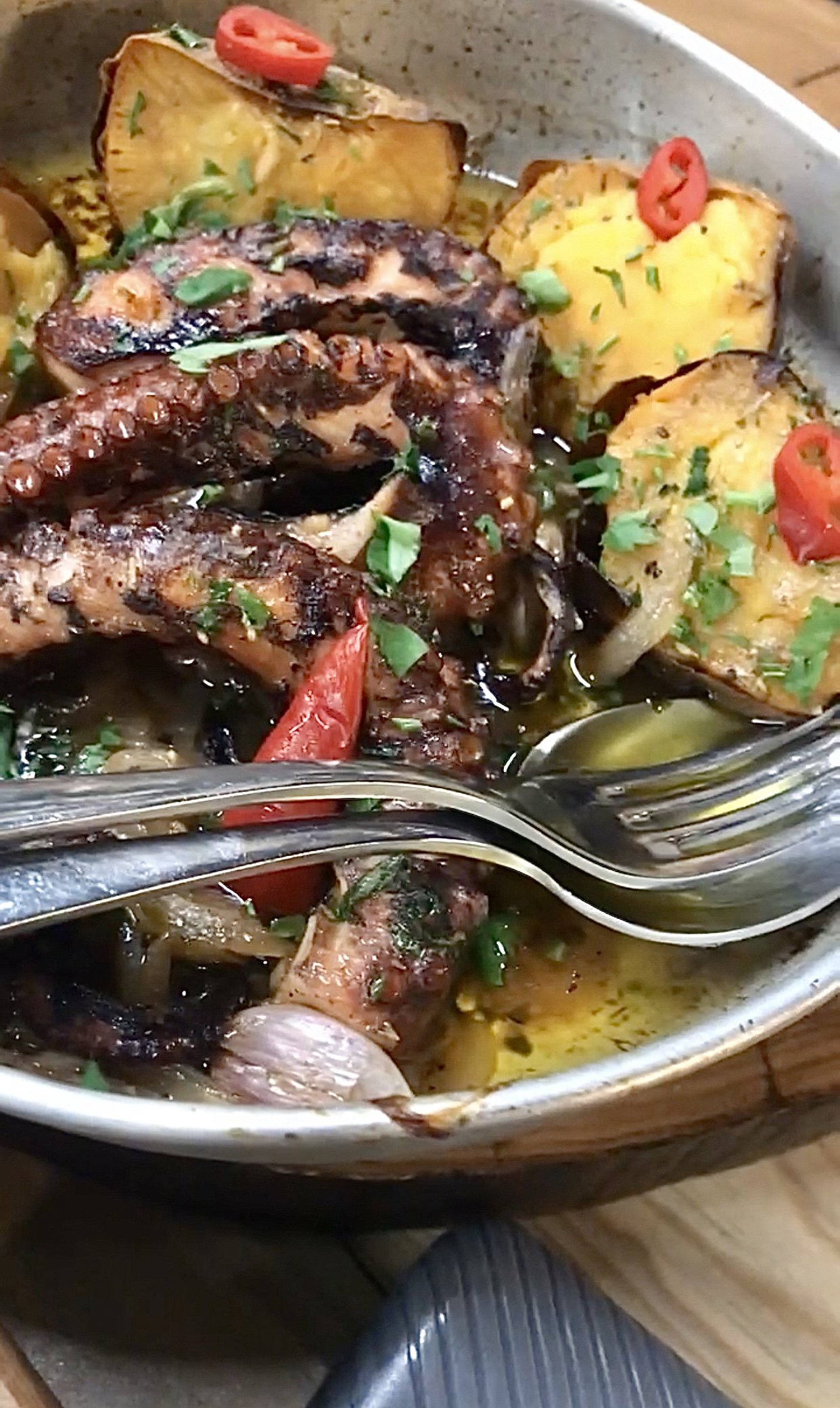 Grilled Octupus @ MadMarket
