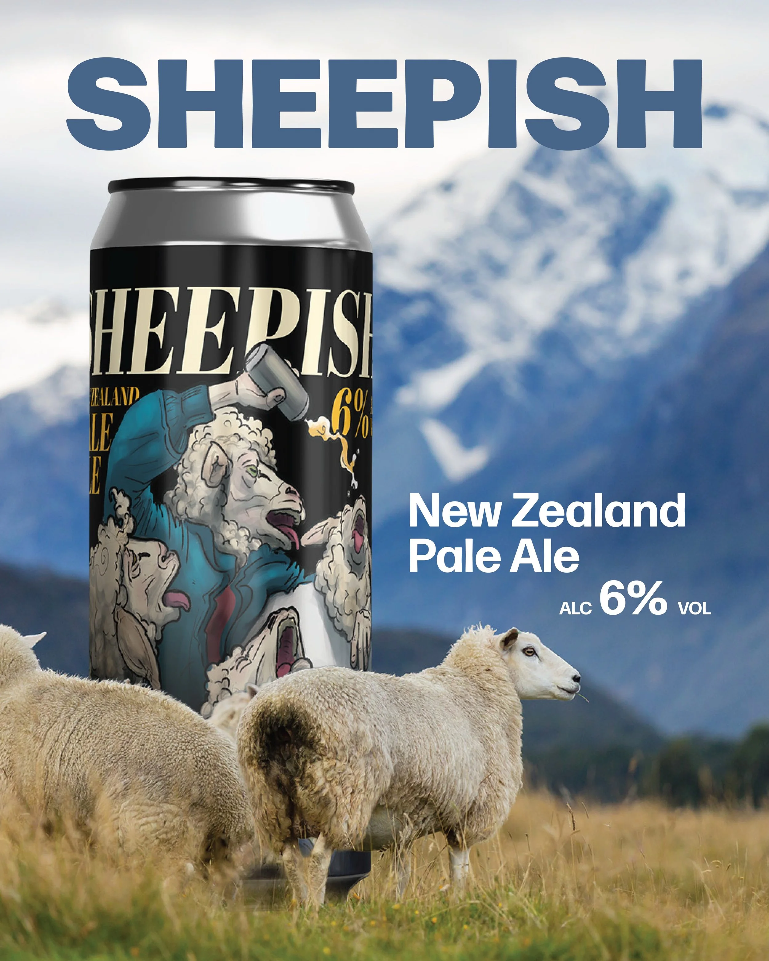 Sheepish has arrived 🐑 This New Zealand Pale Ale is brewed with Nelson Sauvin, Motueka, and Wai-Iti hops 🌱 Bursting with passion fruit and citrus over a light malty backbone 🍺 Refreshing and easy-drinking, find Sheepish at your local Beer Farm ret