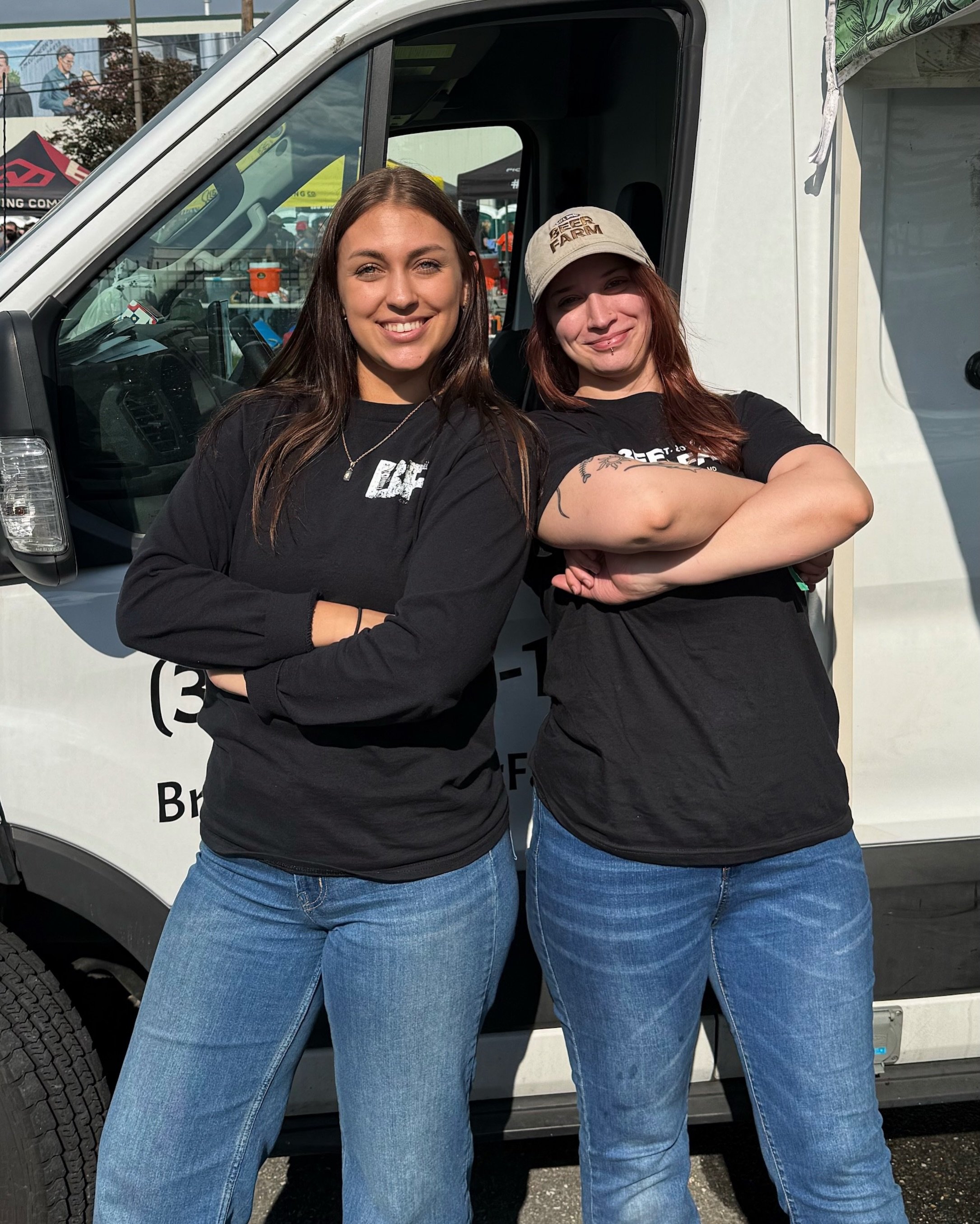 Today marks both Chloe &amp; Olivia&rsquo;s last day working at Beer Farm 💙 Chloe has worked as our Social Media &amp; Marketing Manager for the past two years, and Olivia joined our Sales team in January of this year. We&rsquo;re so thankful for al