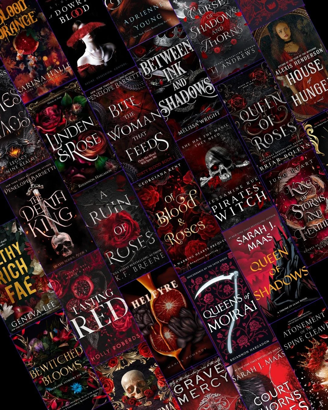 Some of my favorite black and red books...

😁