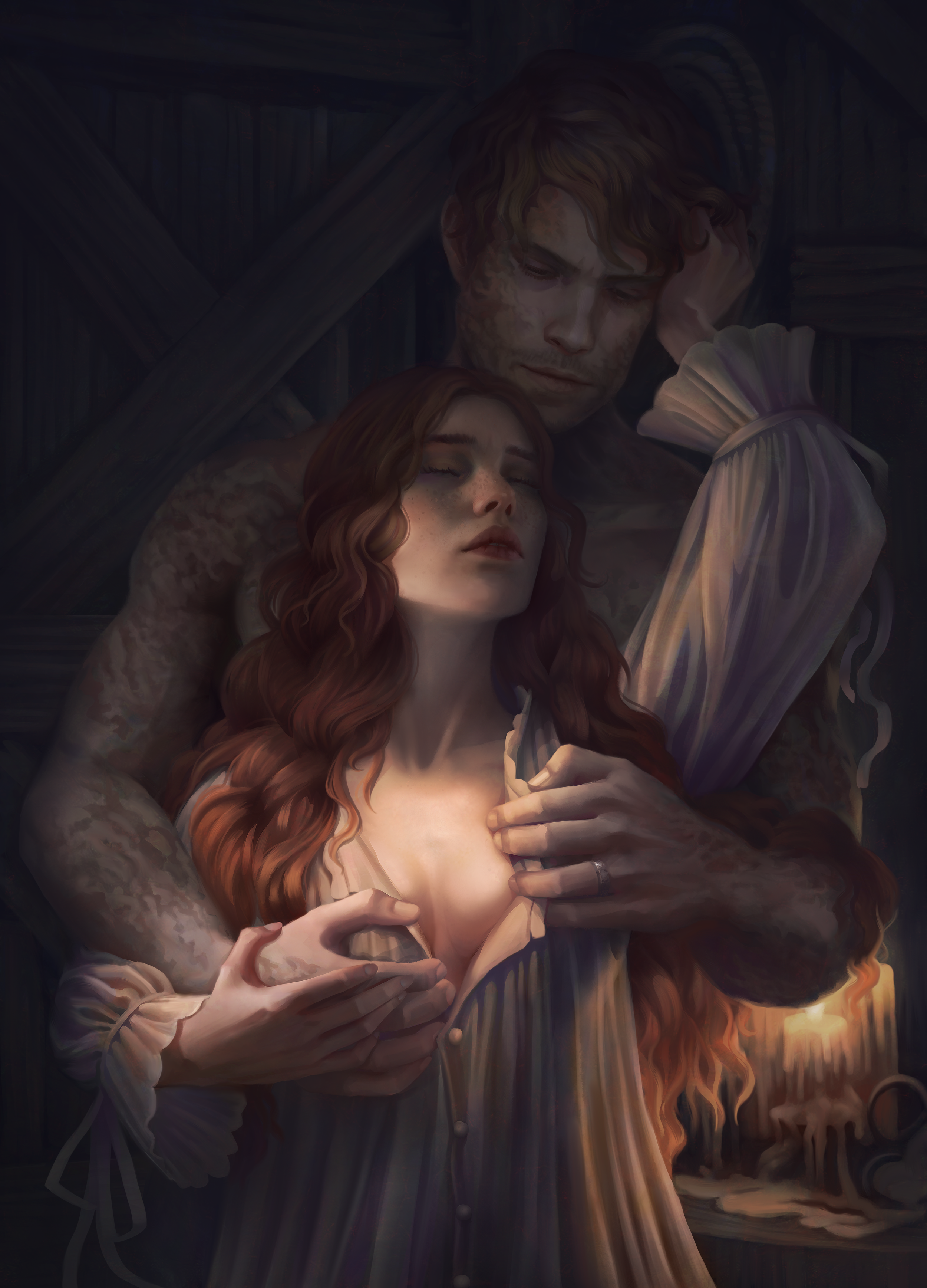 TALLOW and BONE by Rhiannon Hargadon is the perfect witchy romantasy book, book with autumn vibes, Salem witch trials book