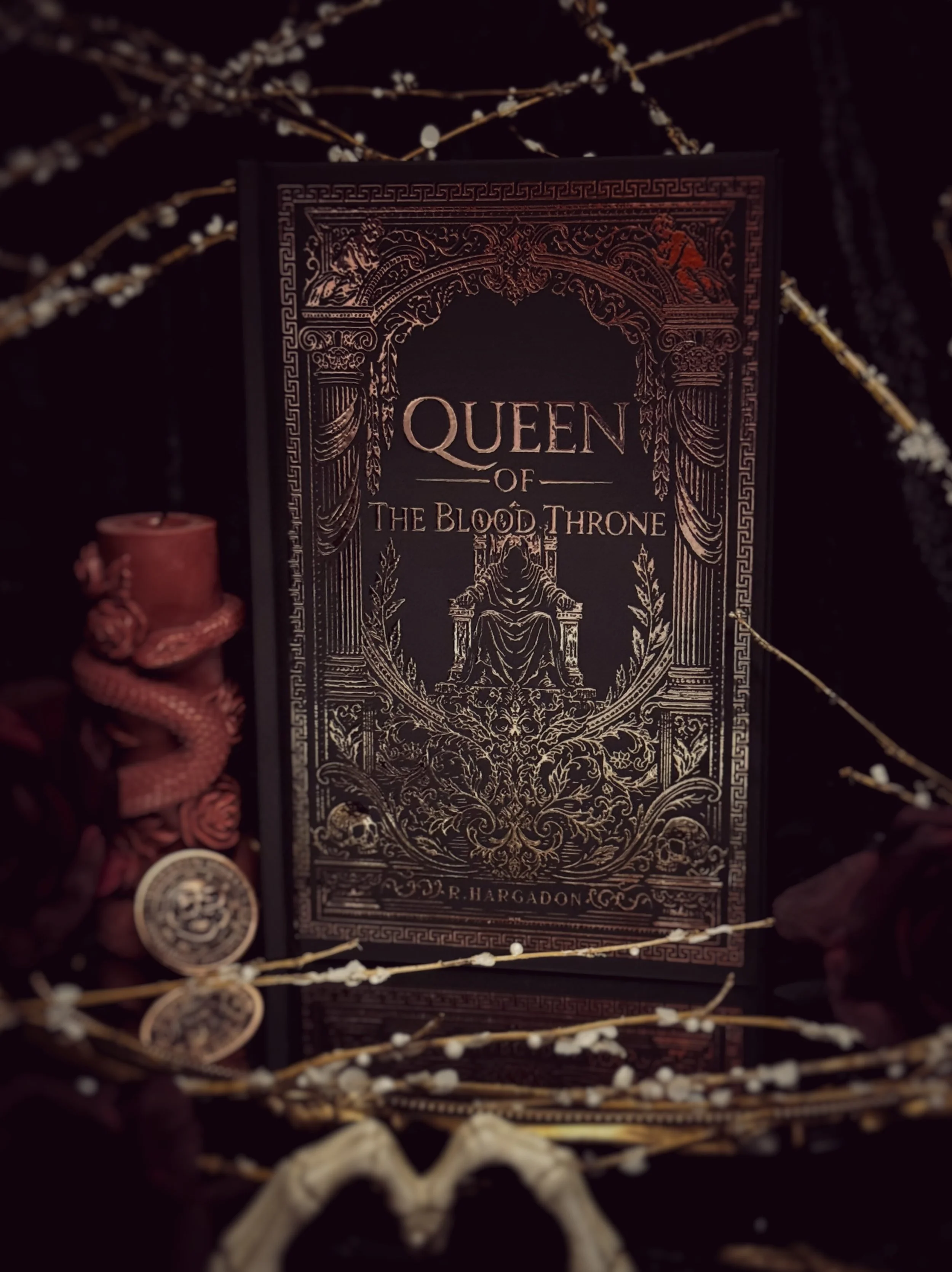 QUEEN OF THE BLOOD THRONE by Rhiannon Hargadon, Kickstarter Special Edition