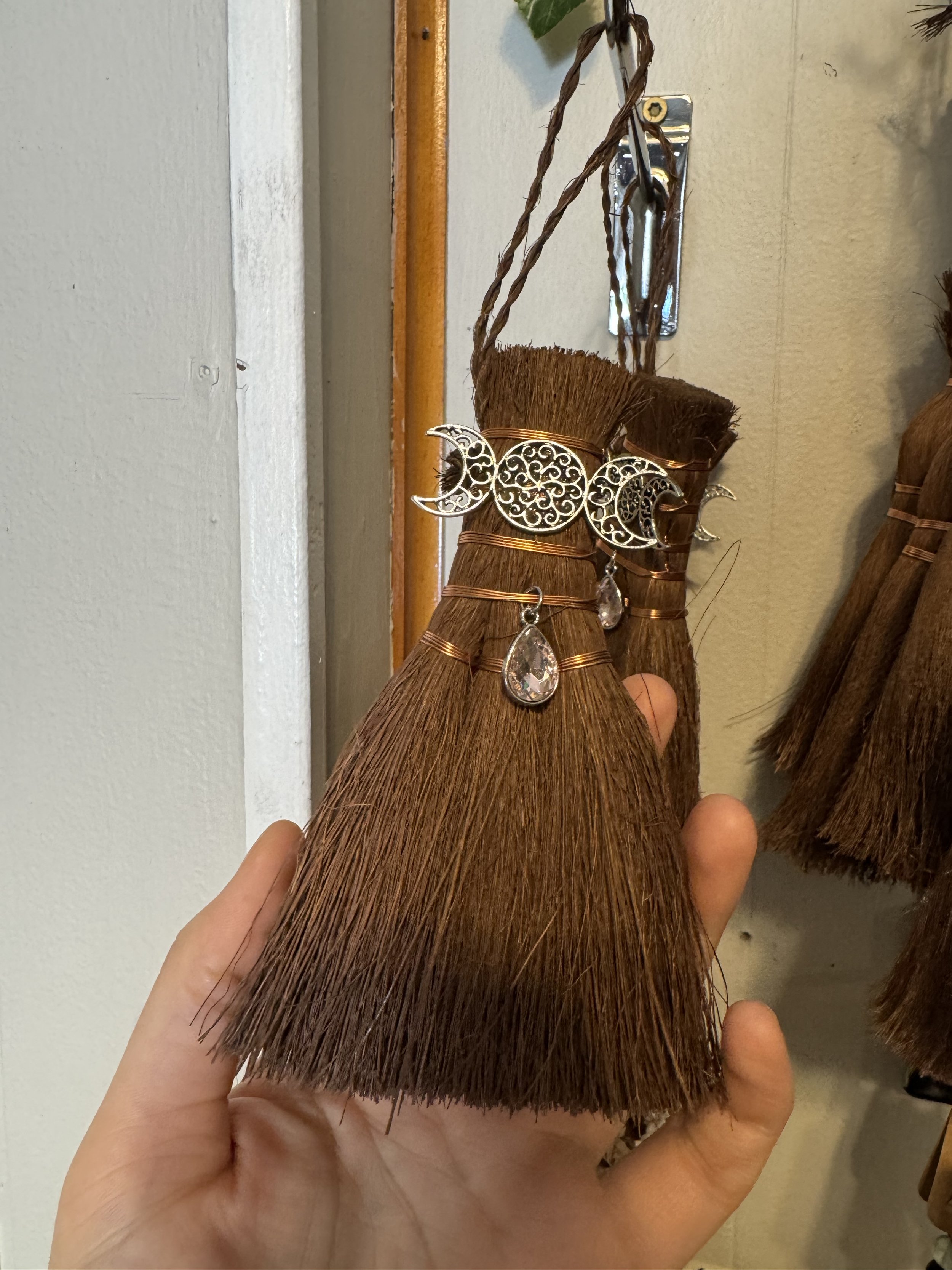 Triple Moon Altar Broom