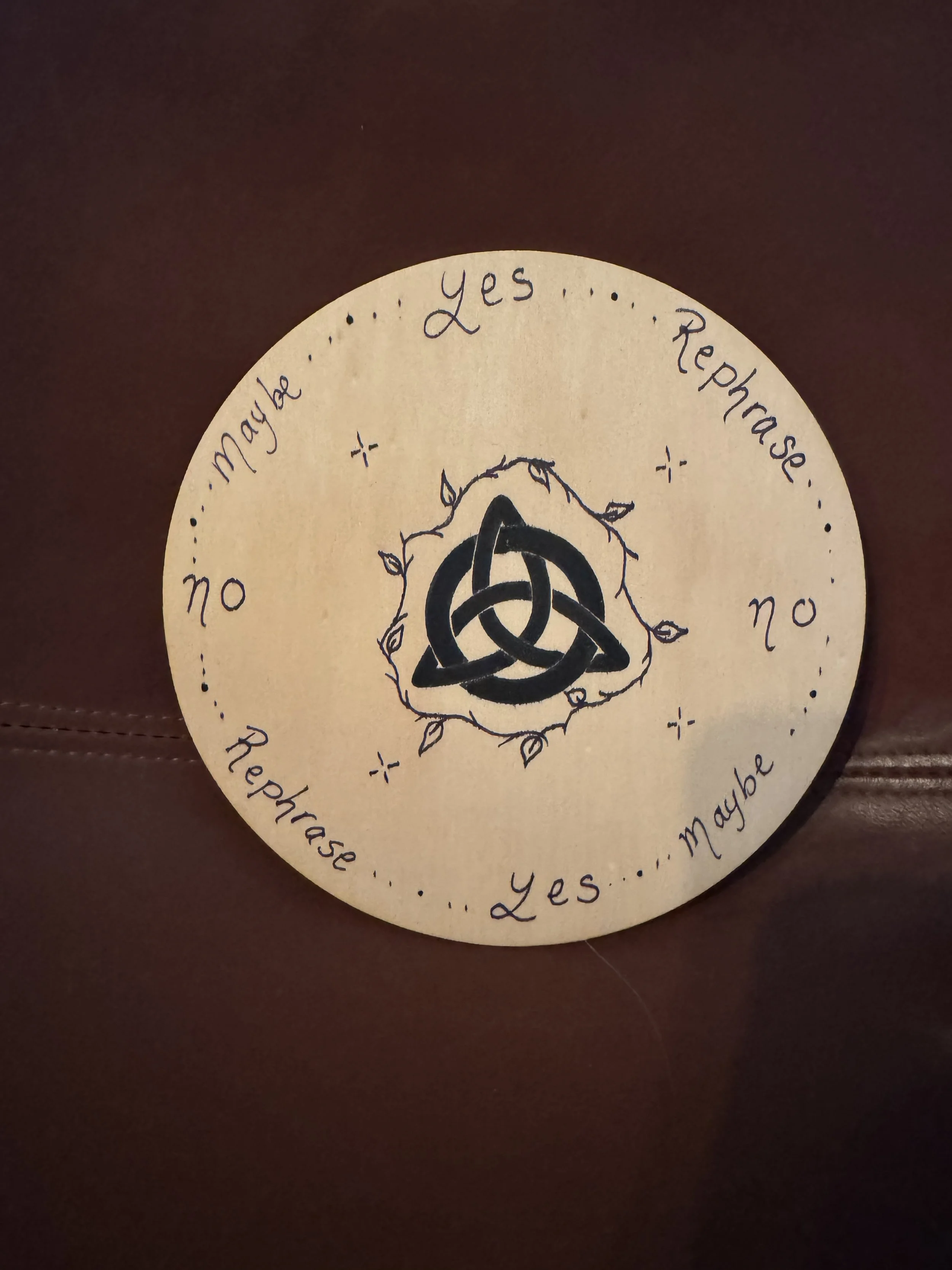 Thin Triquetra Handmade Board