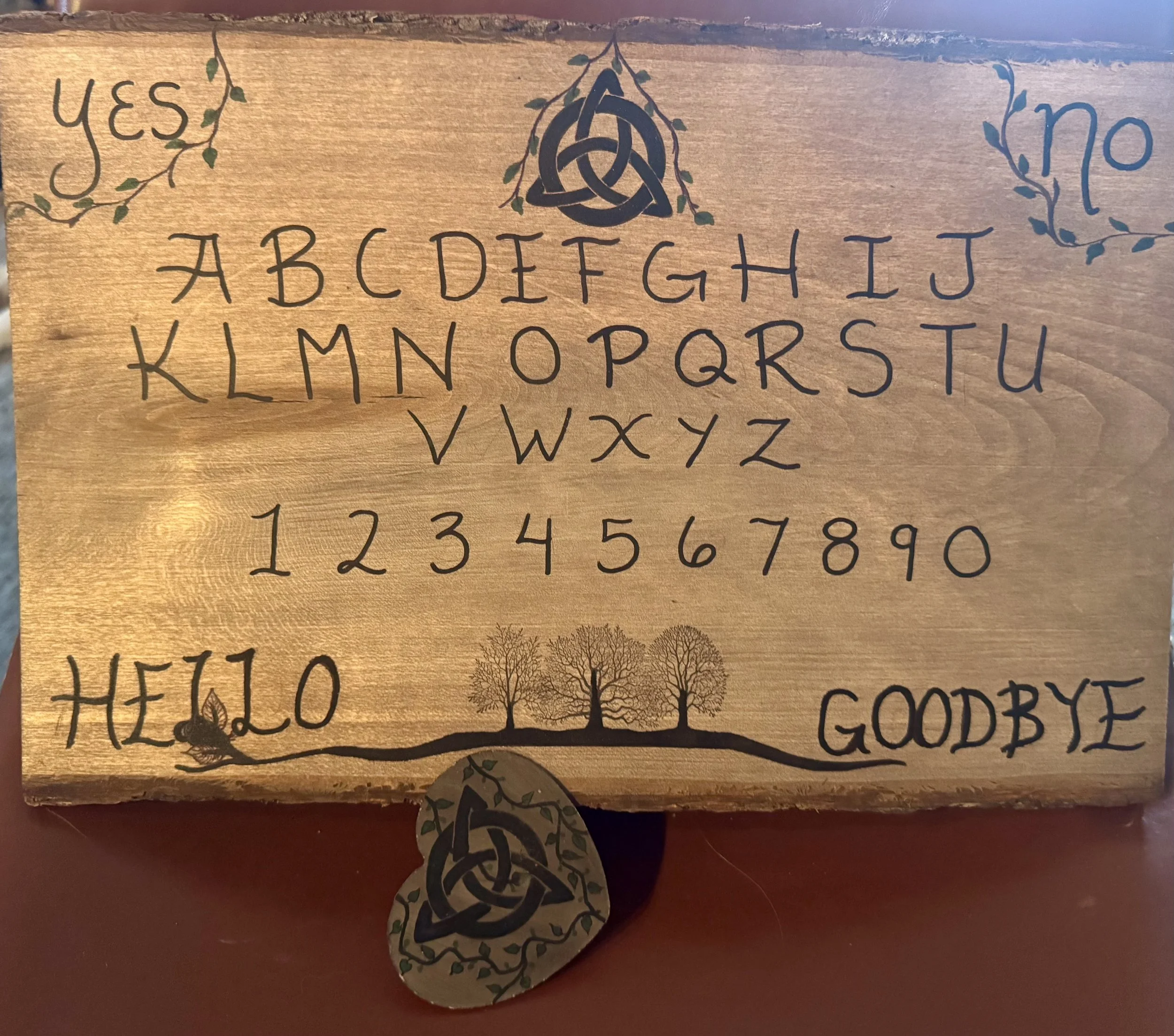 Large Homemade Ouija Board