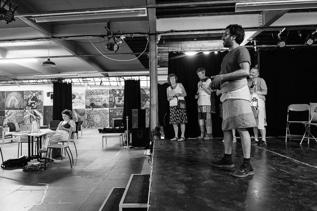 Theatre rehearsals in Leeds.  Theatre production photographer