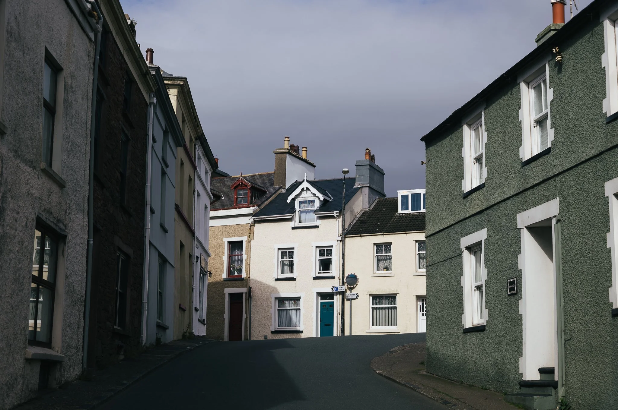 Fishing town buildings