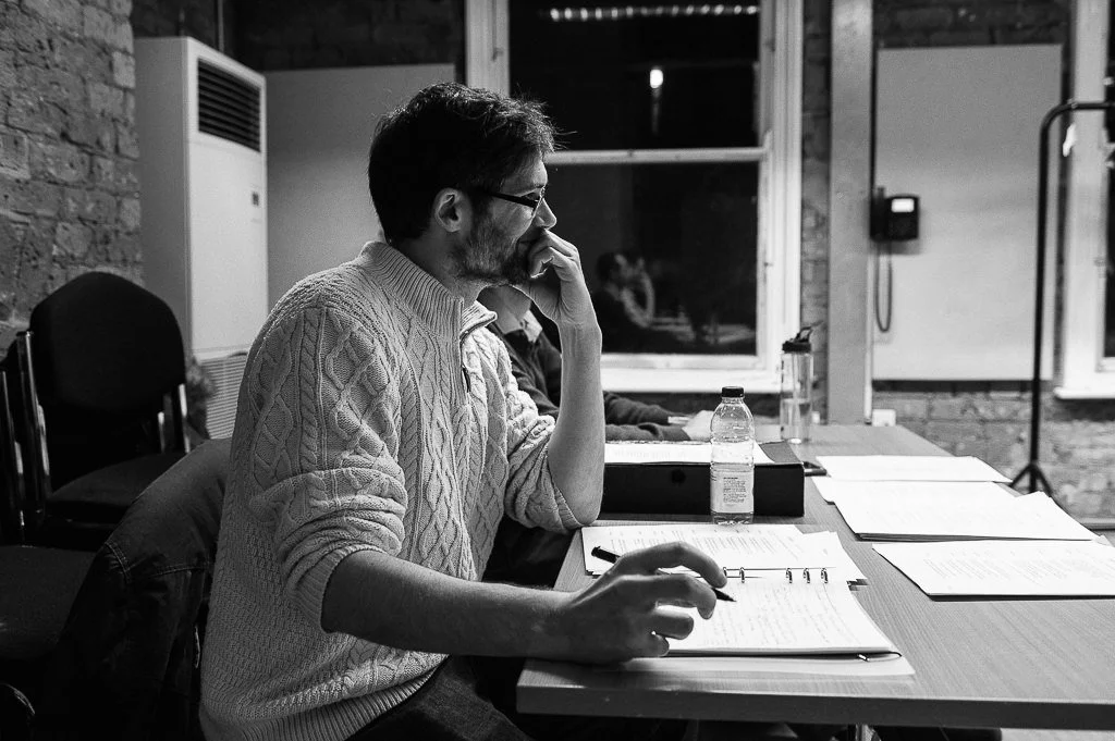 Leeds Arts Centre Production of William Shakespeare play A midsummer nights dream Production photographs of early rehearsals