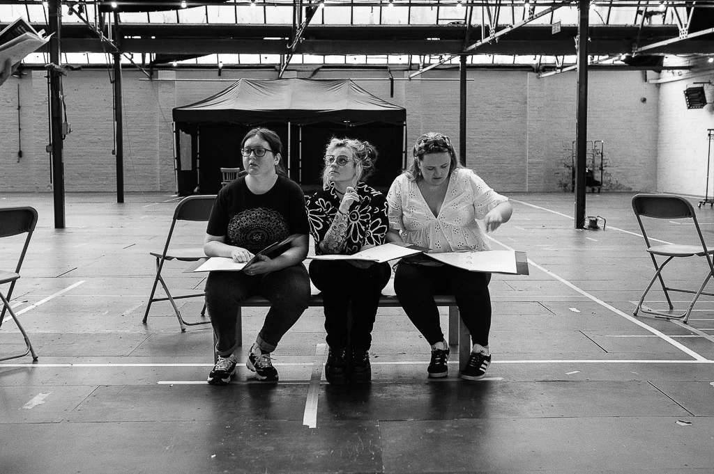 Theatre rehearsals in Leeds.  Theatre production photographer